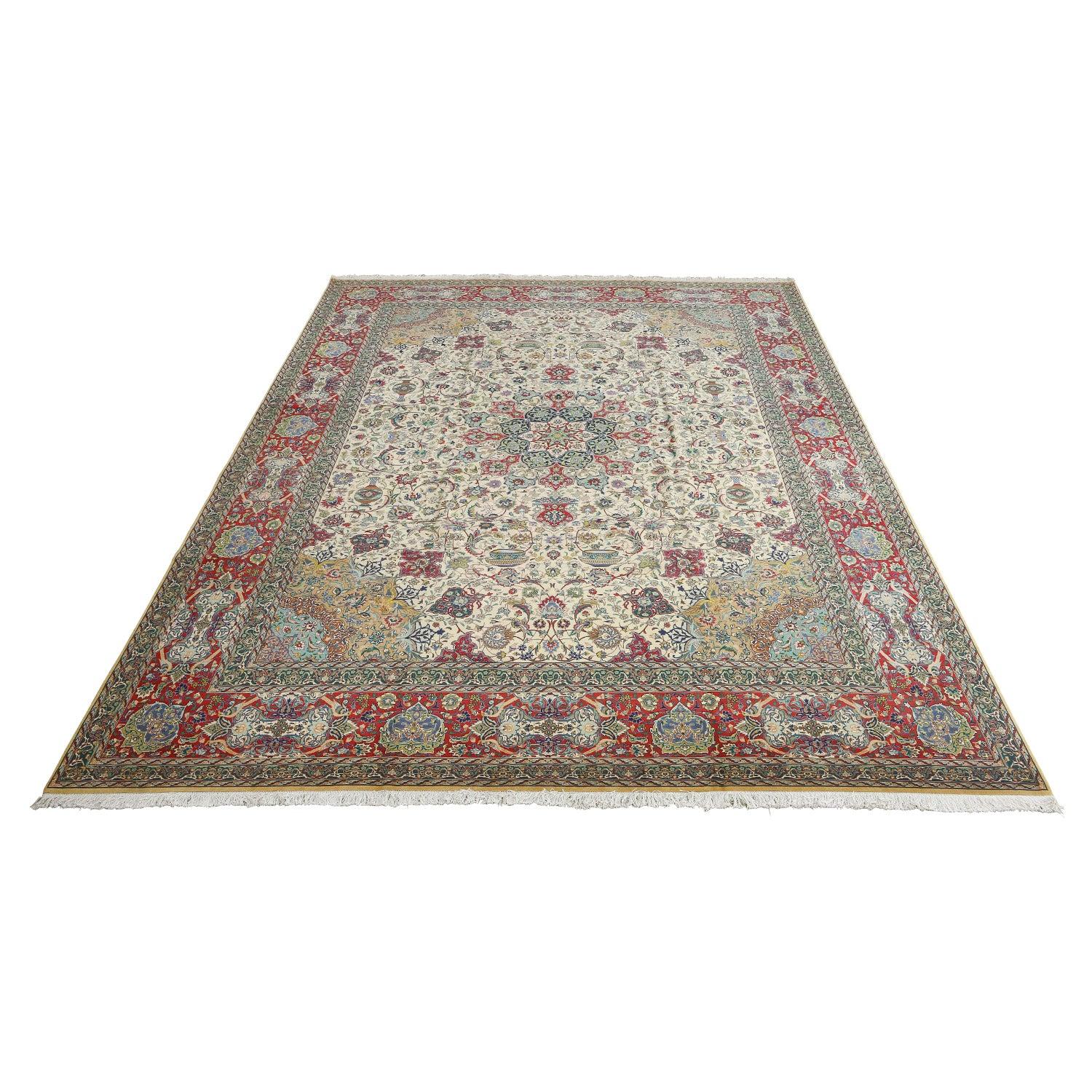 Persiano Tappeto persiano vintage Tabriz Nami - Dimensioni: 15'5 X 11'9 in vendita