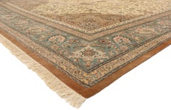 Vintage Persian Tabriz Palace Rug with Dutch Renaissance Arabesque Style