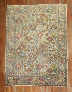 Zabihi Kollektion Vintage Persischer Täbris-Teppich in Zimmergröße