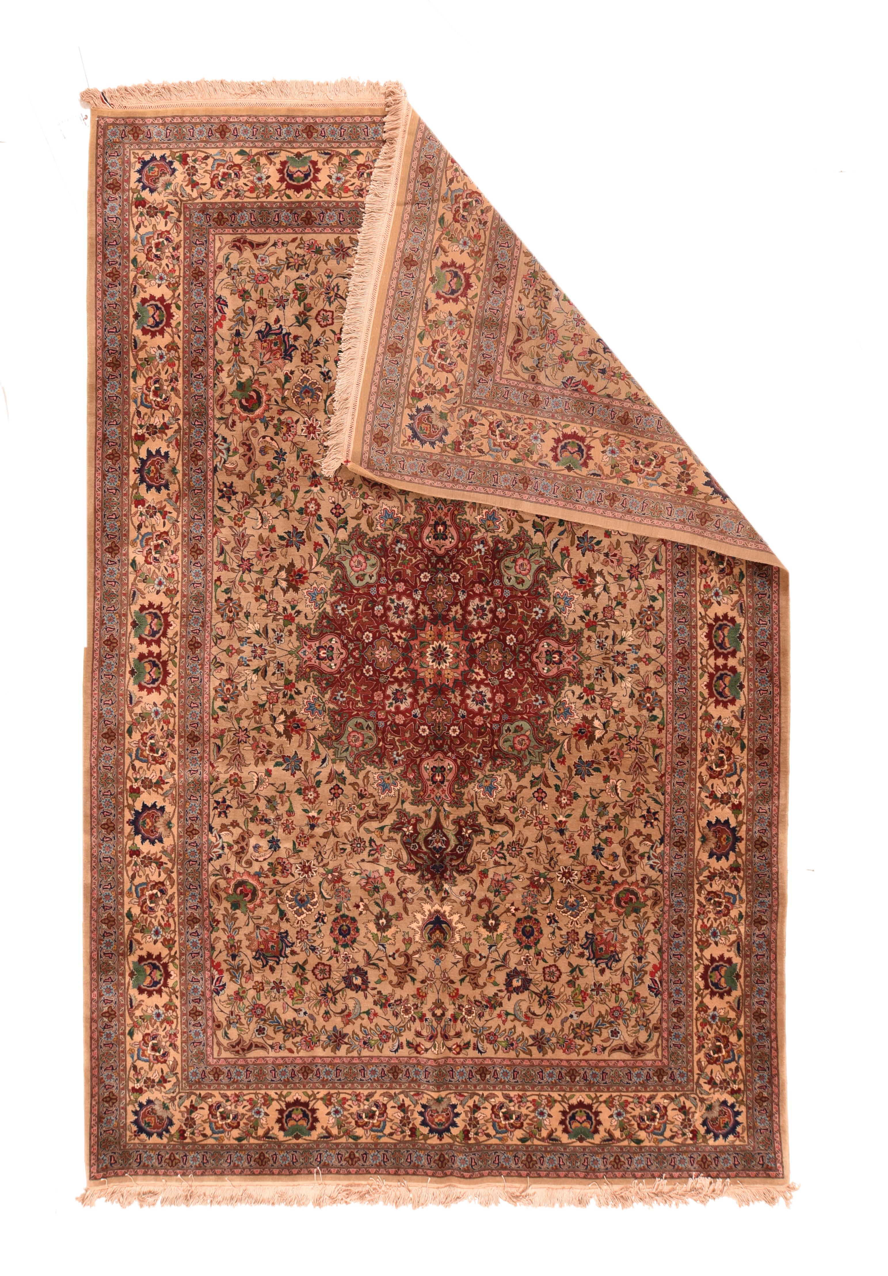 Tappeto persiano Tabriz vintage 6'10