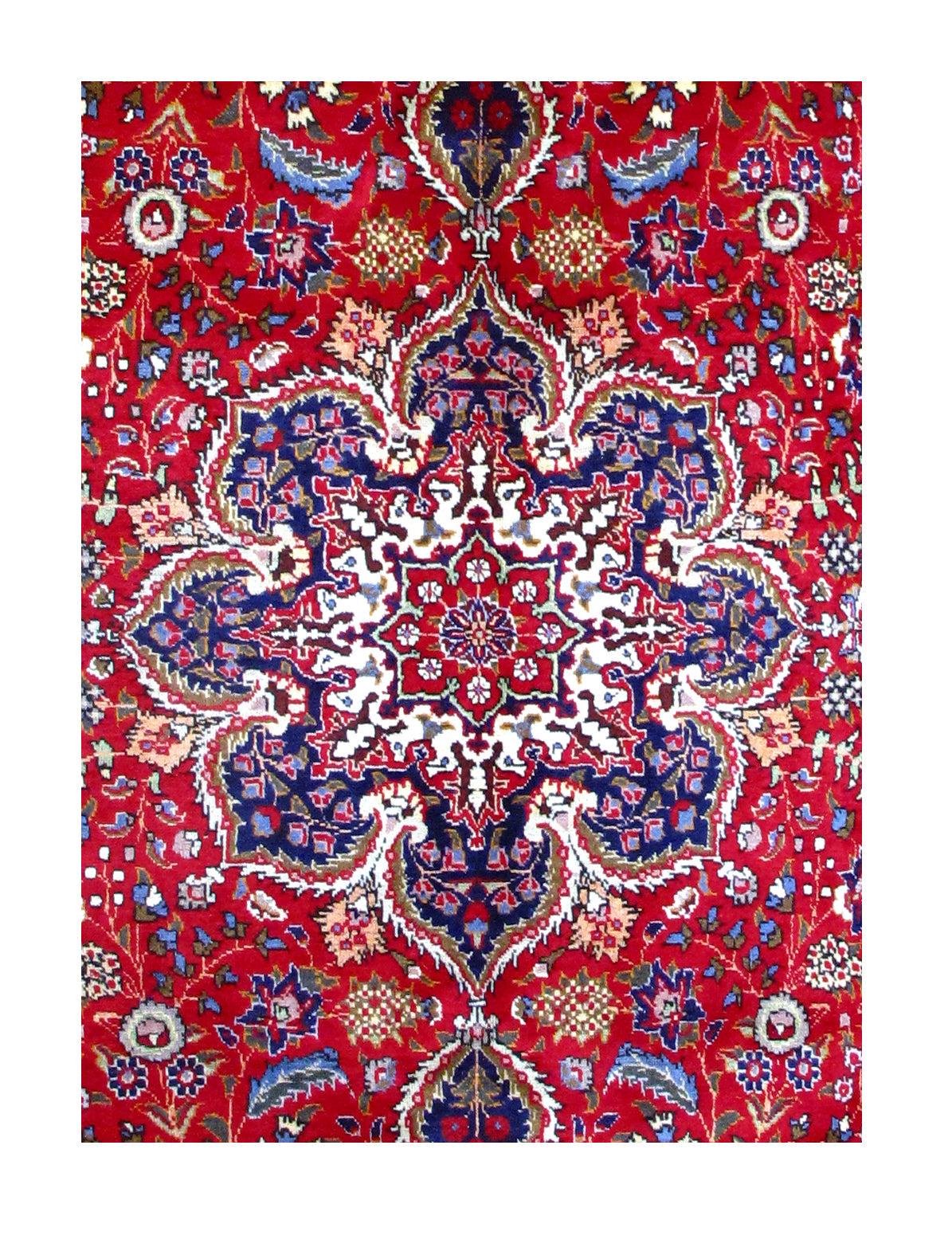 Persiano Tappeto persiano Tabriz vintage 6'7'' x 9'10'' in vendita