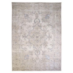 Tapis persan Tabriz vintage 6'8'' x 9'6''
