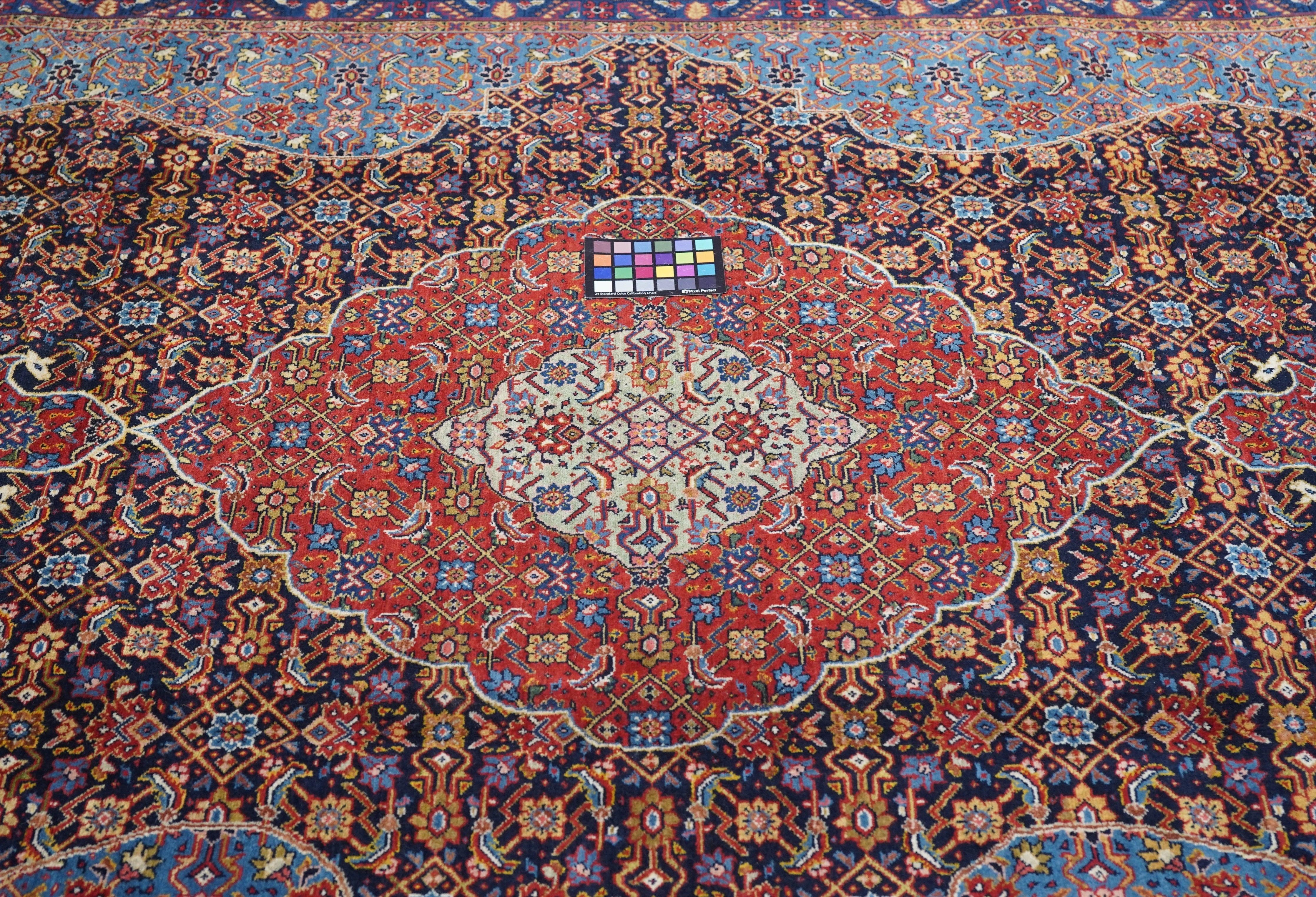 Tappeto persiano Tabriz vintage 7'6'' x 10'3'' in vendita 3