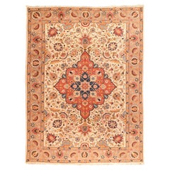 Vintage Persian Tabriz Rug 9'4'' x 12'9''