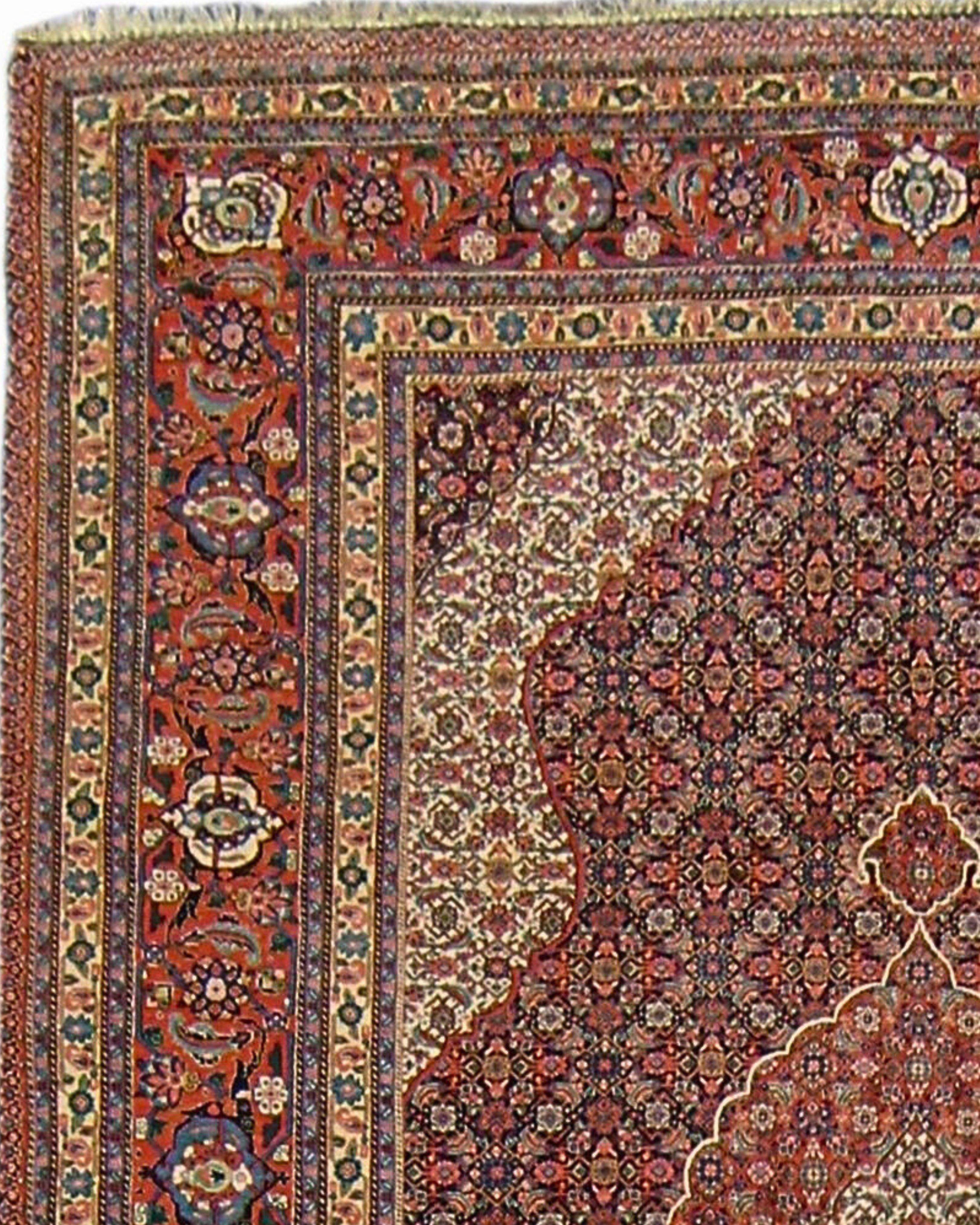 Hand-Knotted Vintage Persian Tabriz Rug, c. 1970 For Sale