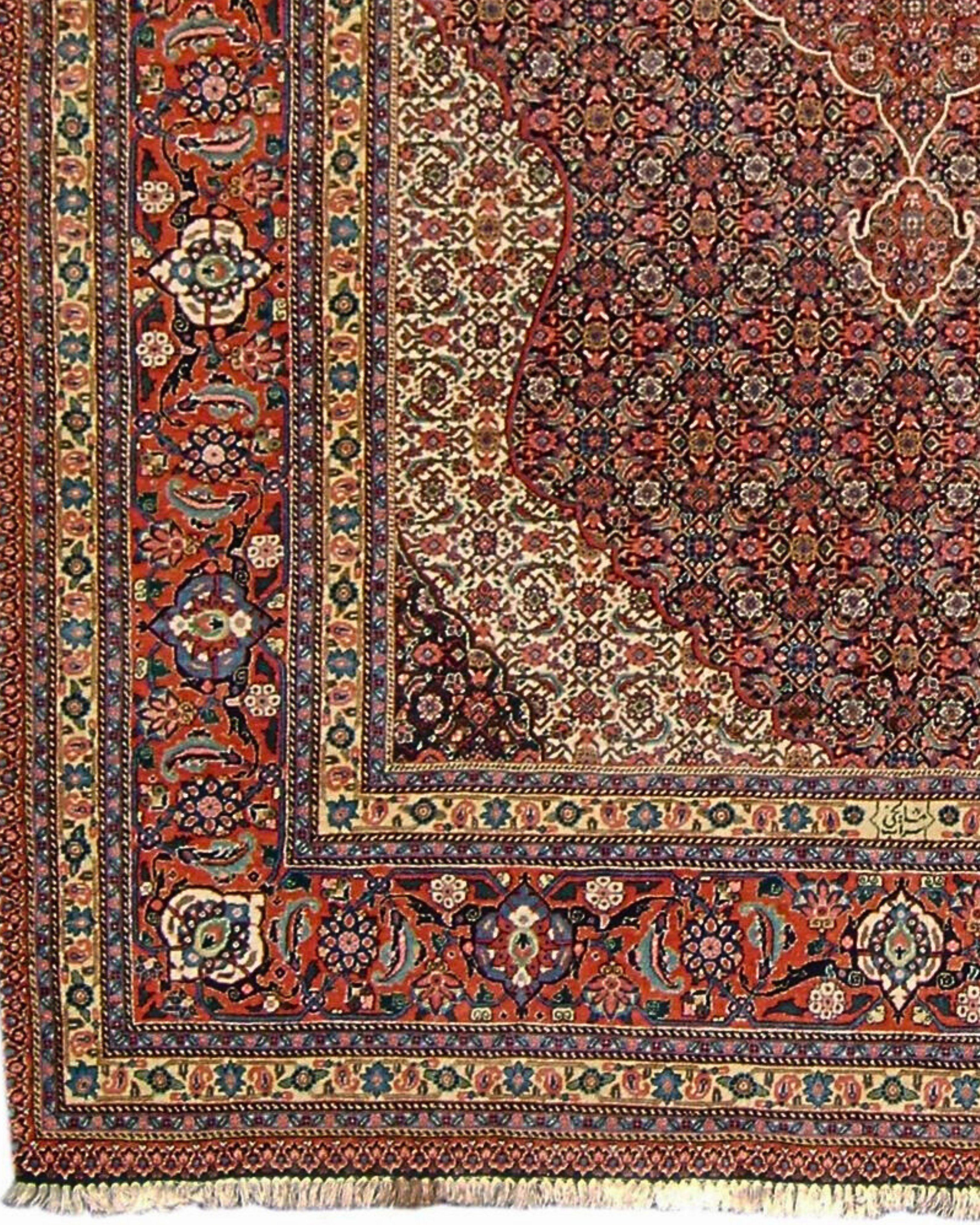 Vintage Persian Tabriz Rug, c. 1970 In Excellent Condition For Sale In San Francisco, CA