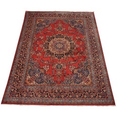 Vintage Persian Tabriz Rug, circa 1960