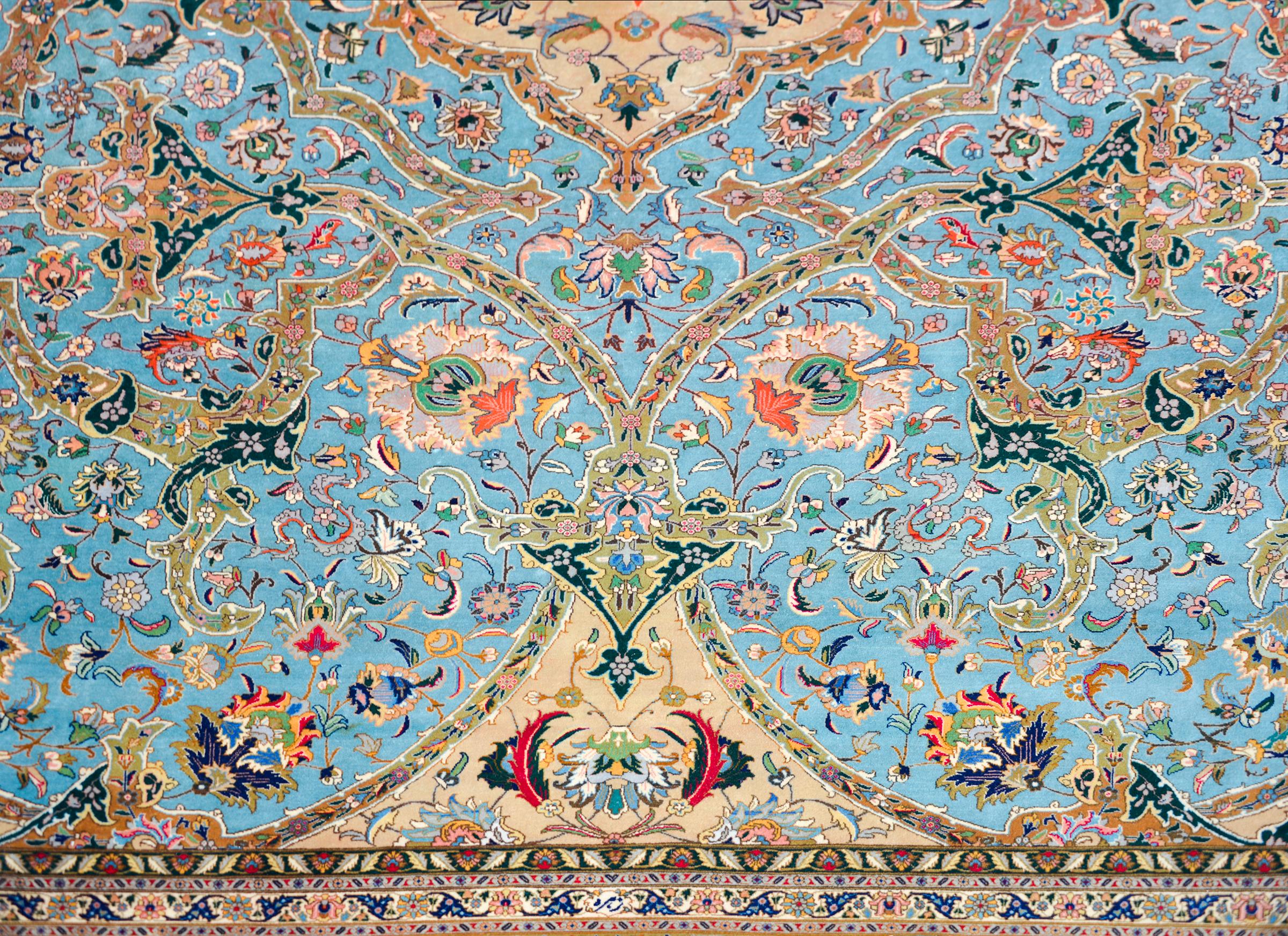 Persischer Täbriz-Teppich im Angebot 4