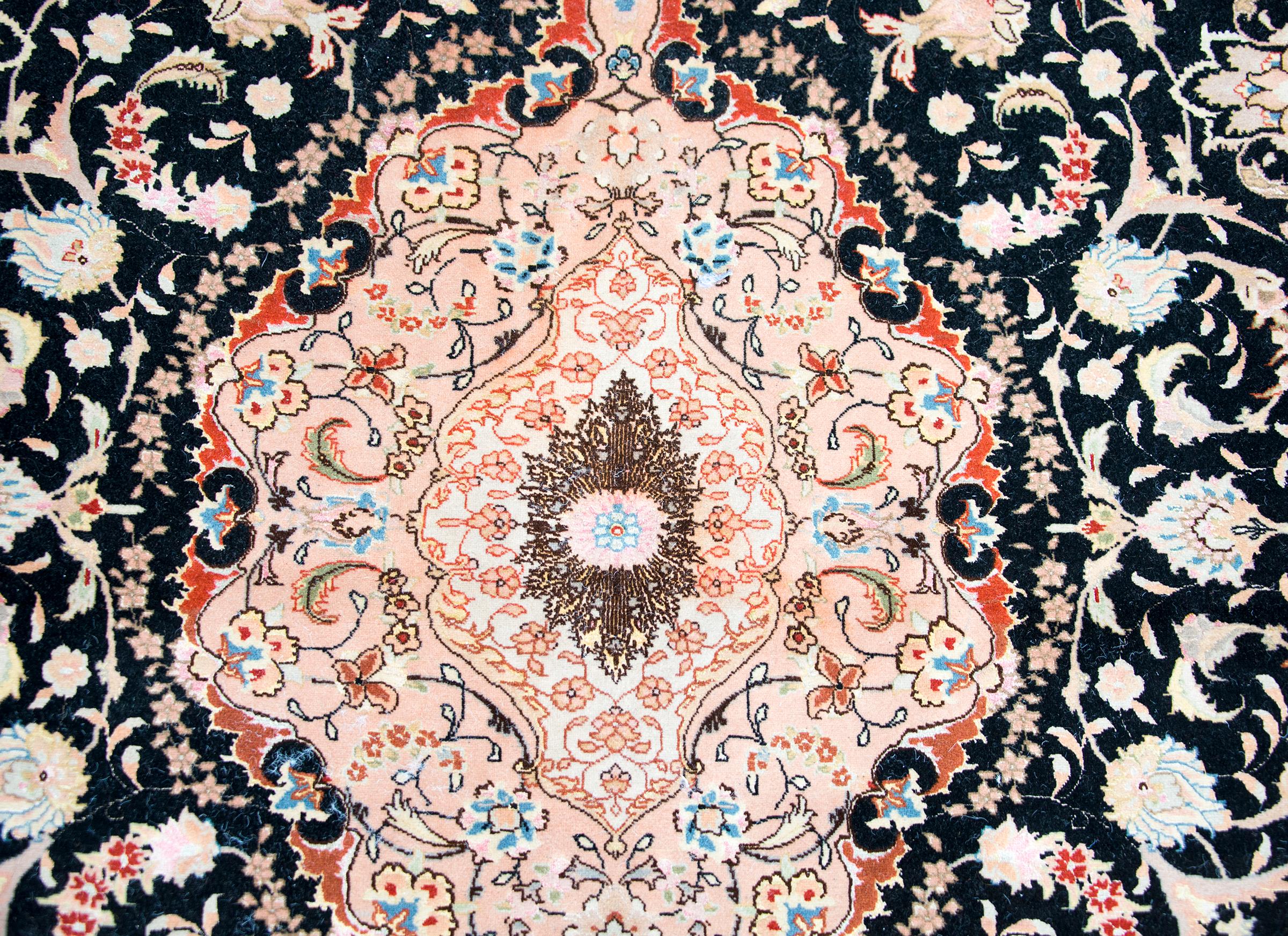 Vintage Persian Tabriz Rug For Sale 5