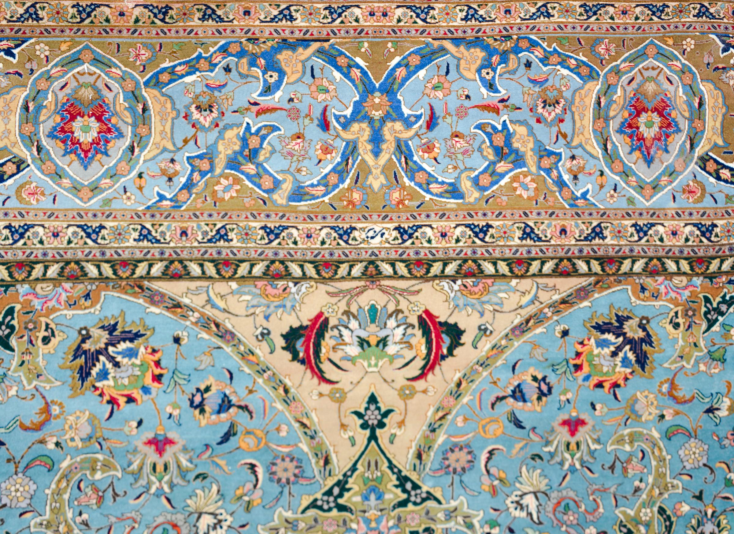 Persischer Täbriz-Teppich im Angebot 5