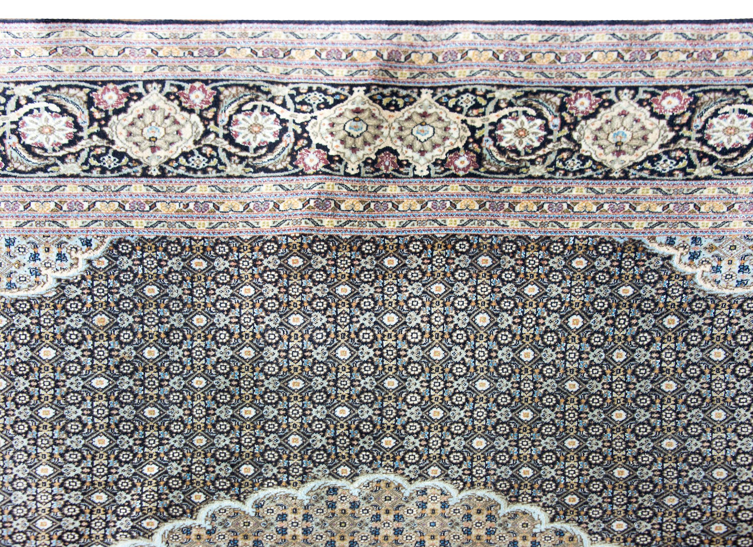 Alter persischer Täbris-Teppich im Angebot 4