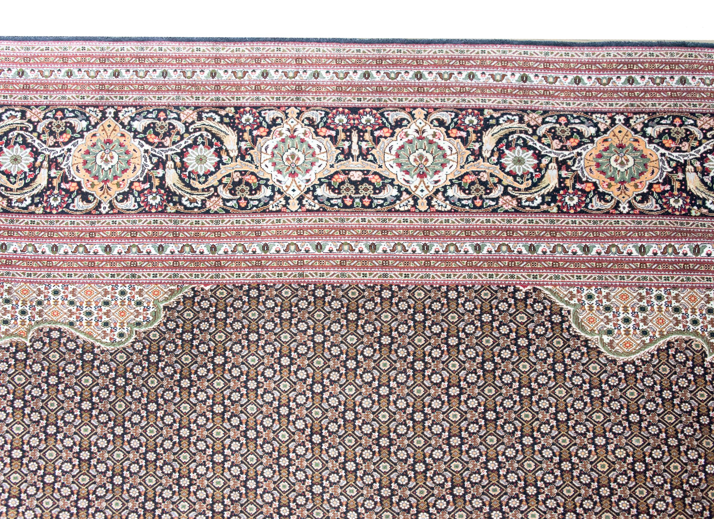 Tappeto persiano Tabriz vintage in vendita 5