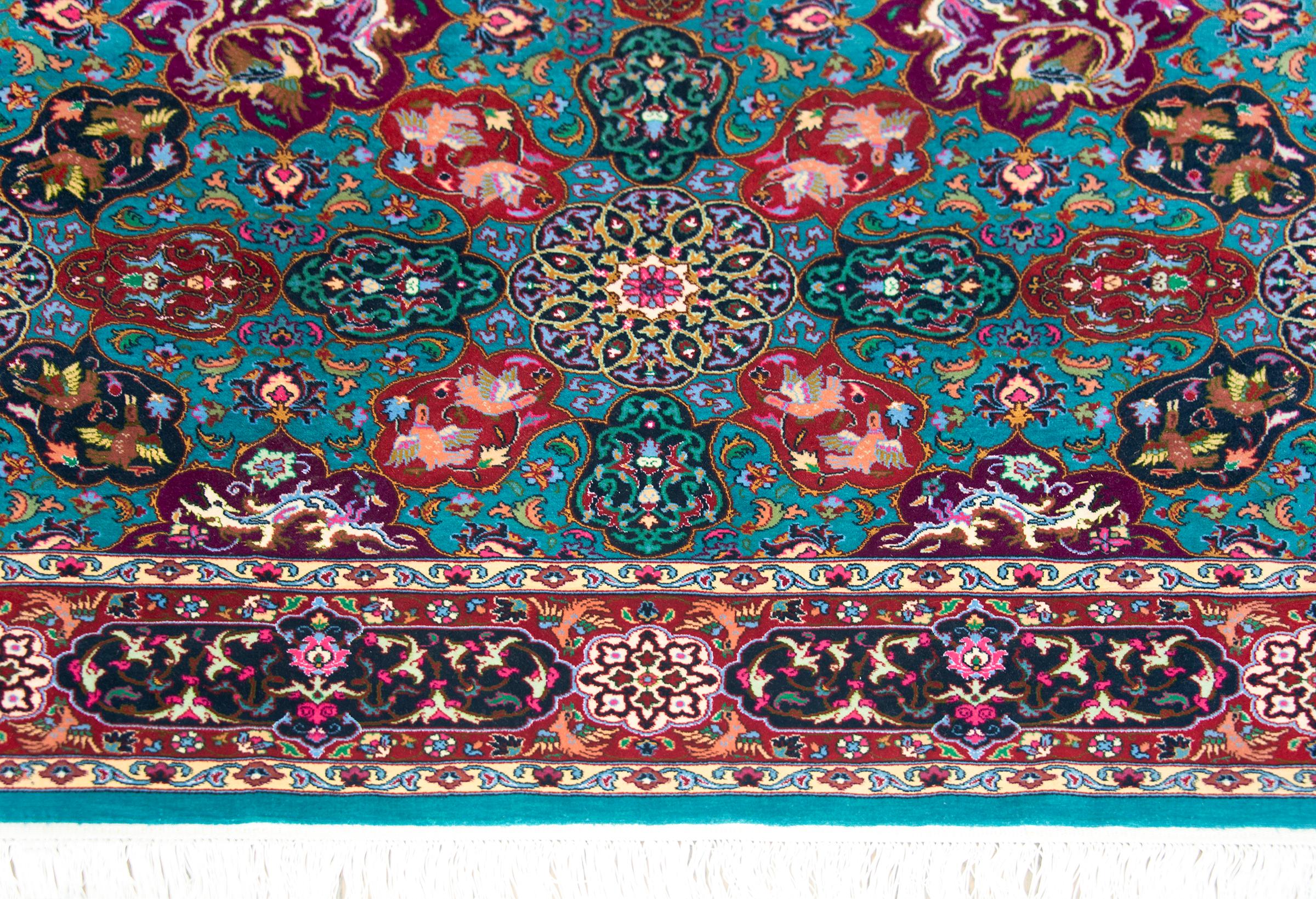 Alter persischer Täbris-Teppich im Angebot 5