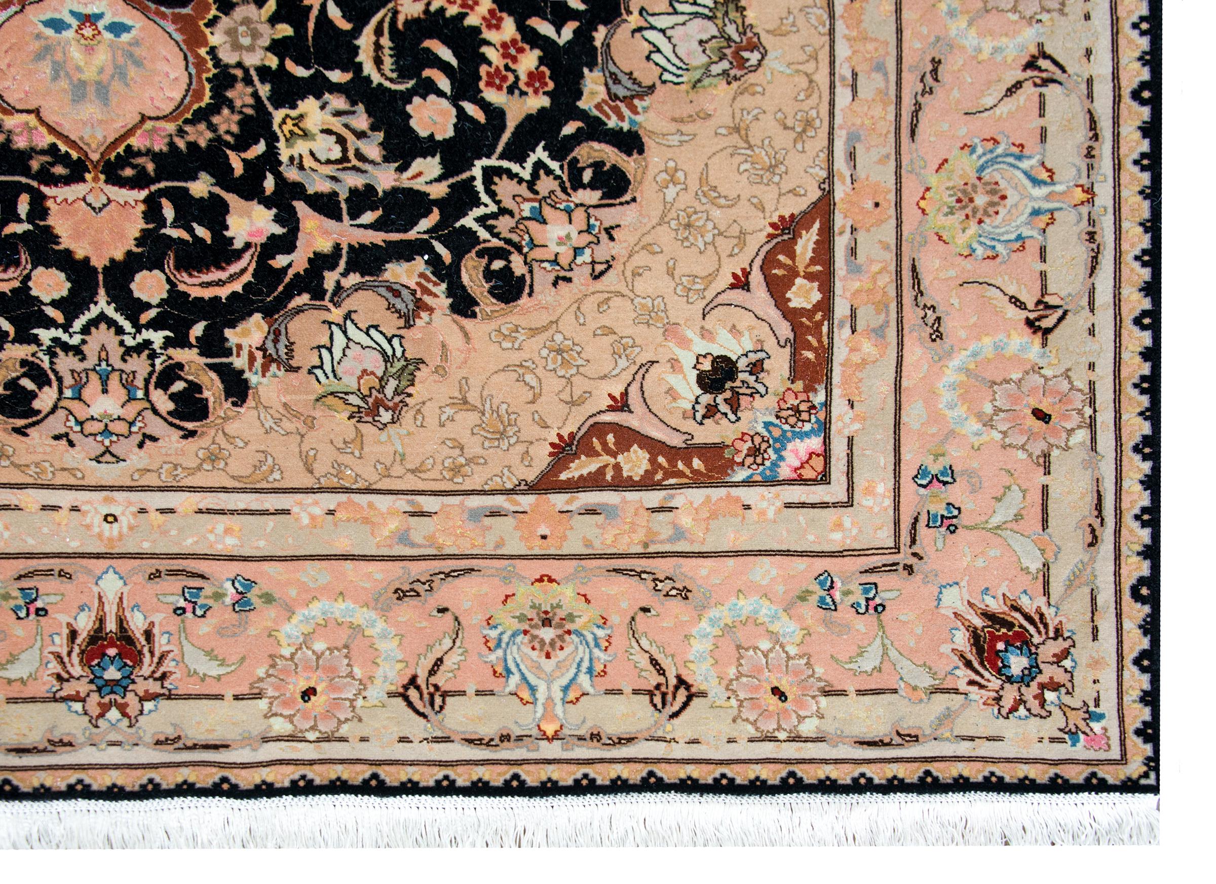 Tapis persan vintage de Tabriz en vente 6