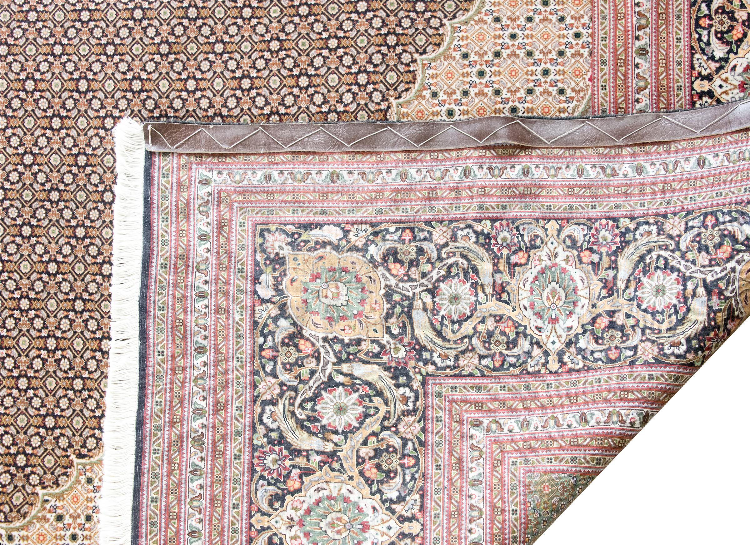 Tappeto persiano Tabriz vintage in vendita 7