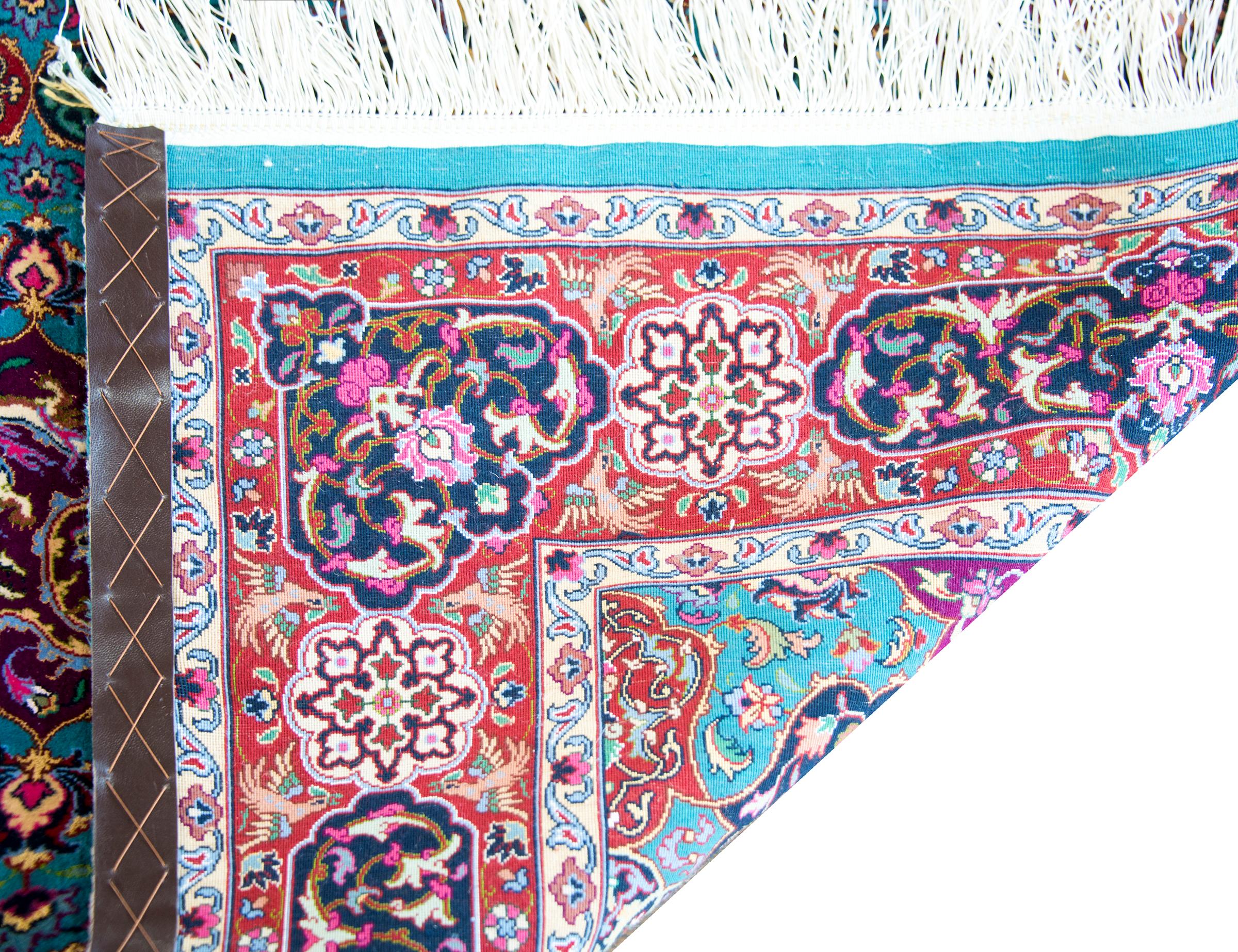 Vintage Persian Tabriz Rug For Sale 9