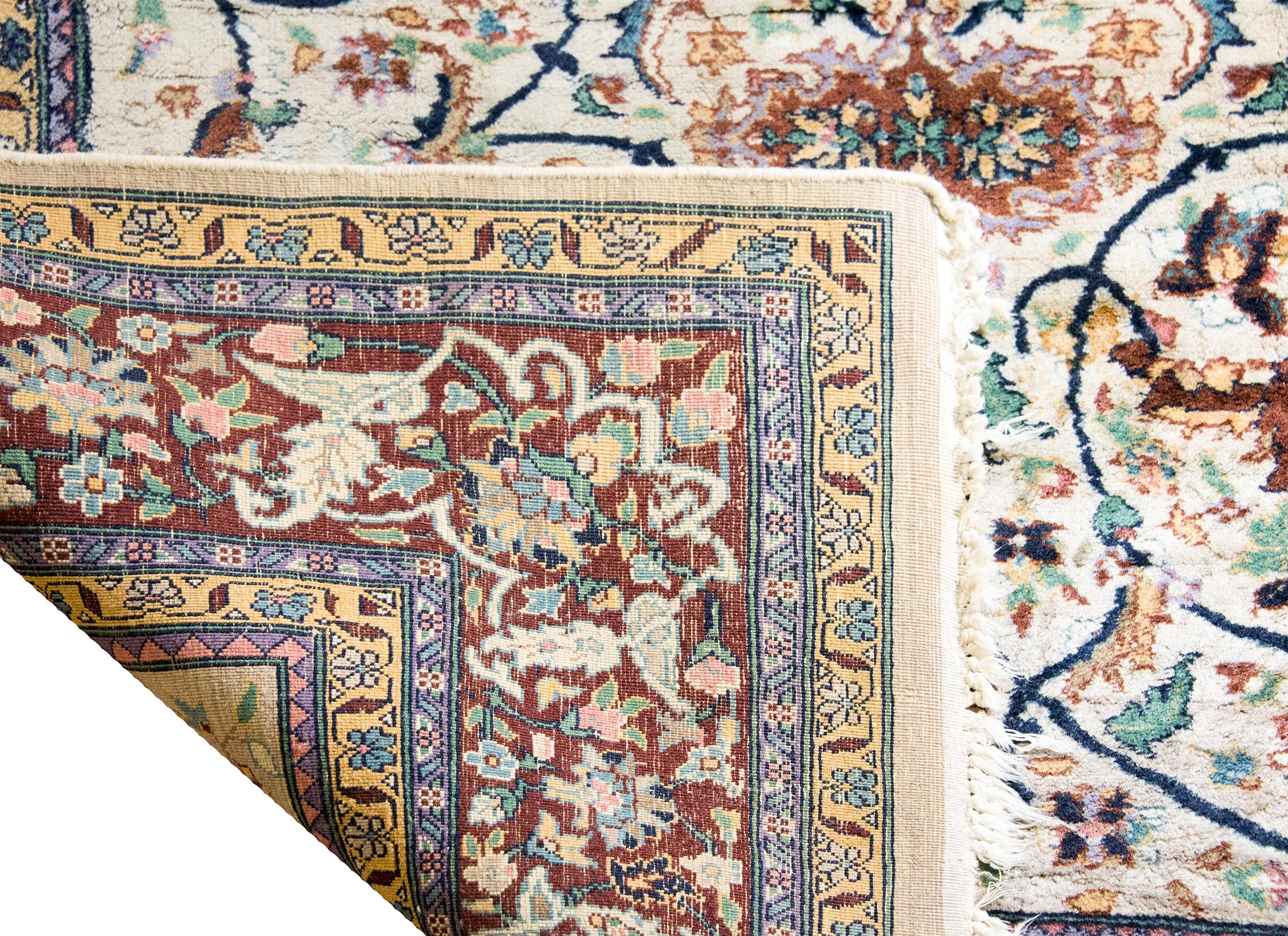 Tappeto persiano Tabriz vintage in vendita 8