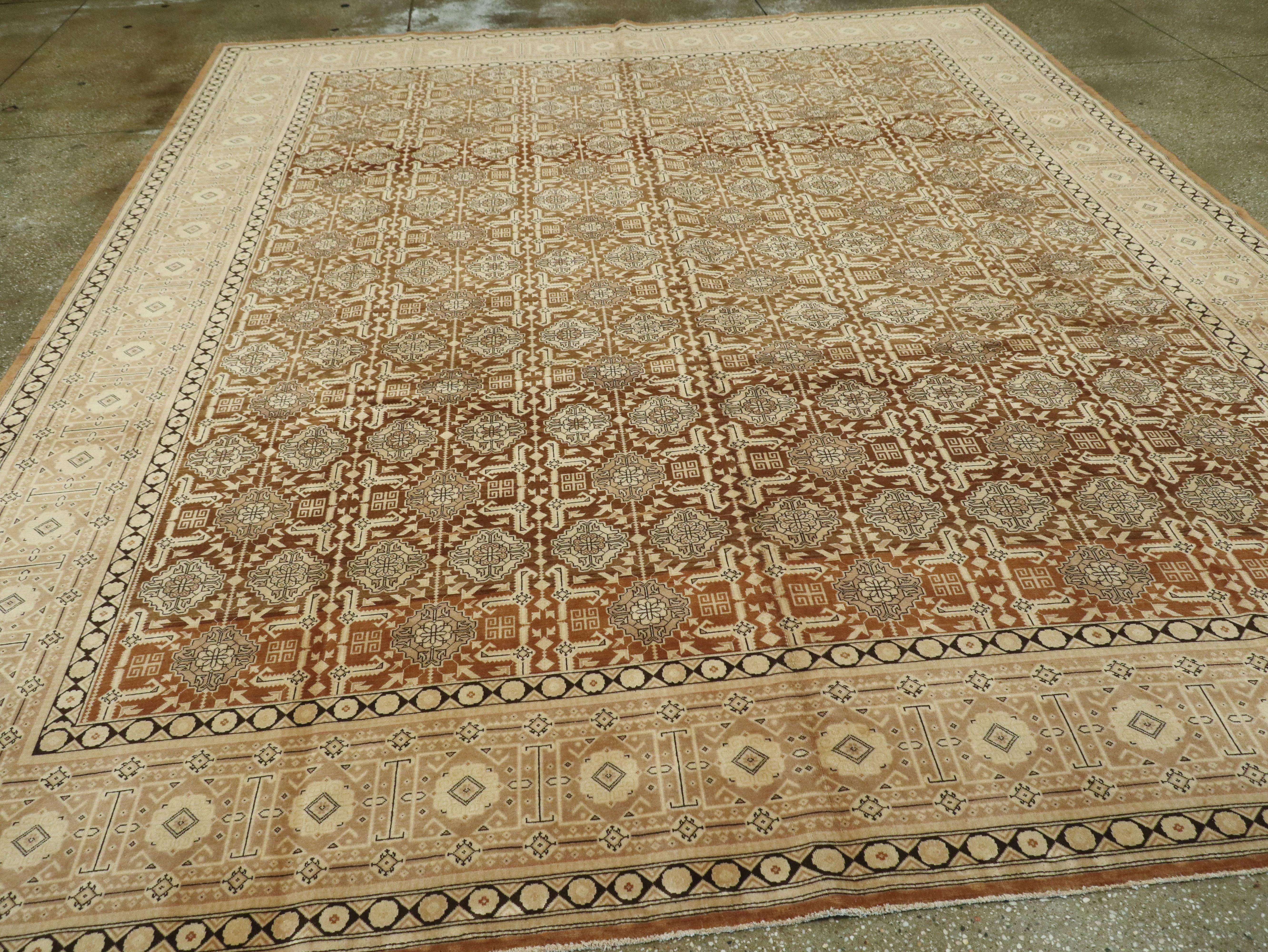 Wool Vintage Persian Tabriz Rug