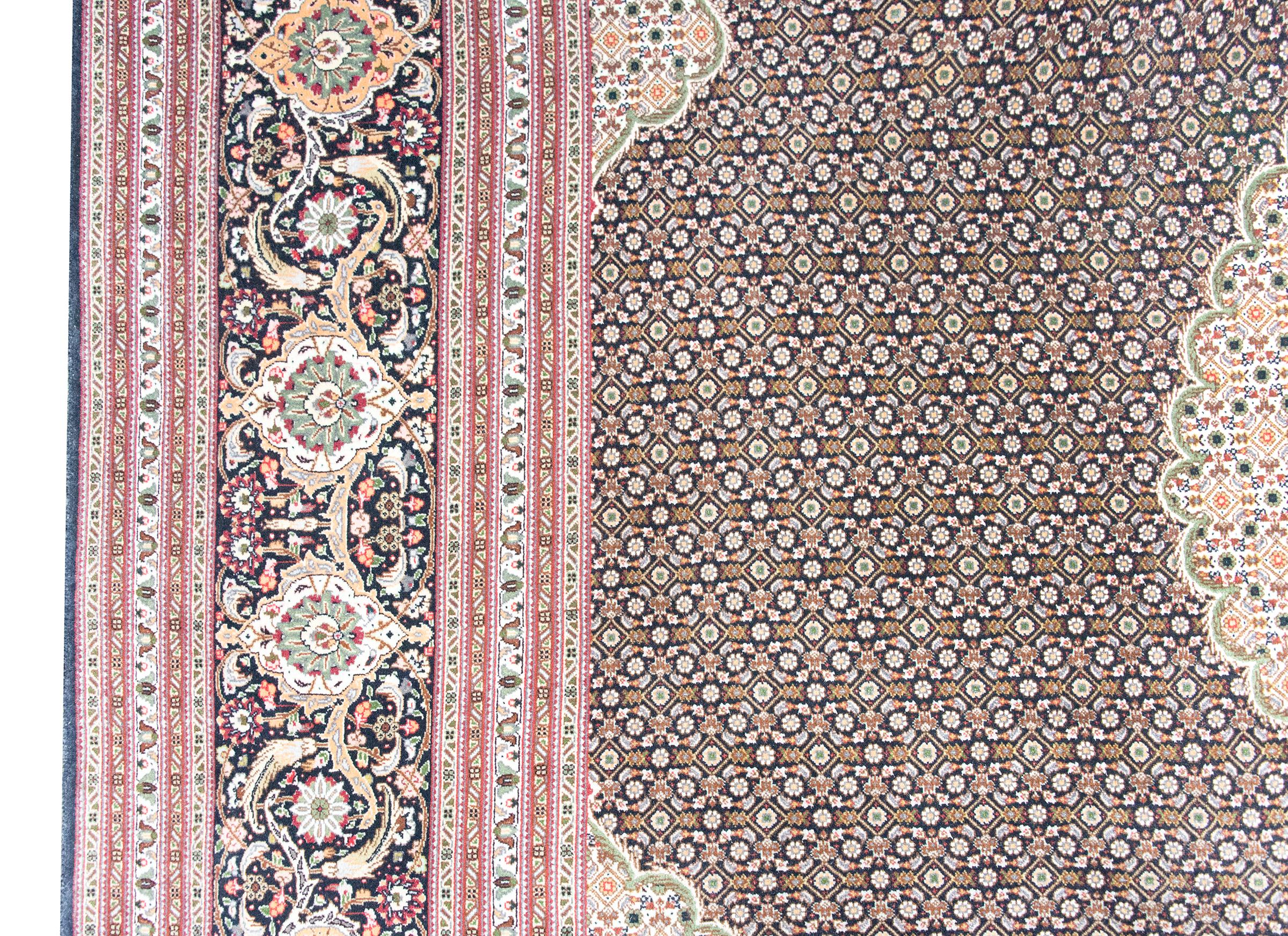 XX secolo Tappeto persiano Tabriz vintage in vendita