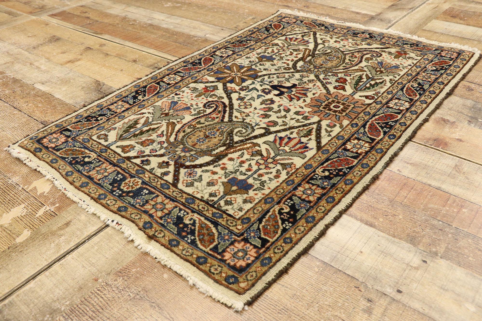 Wool Vintage Persian Tabriz Rug  For Sale