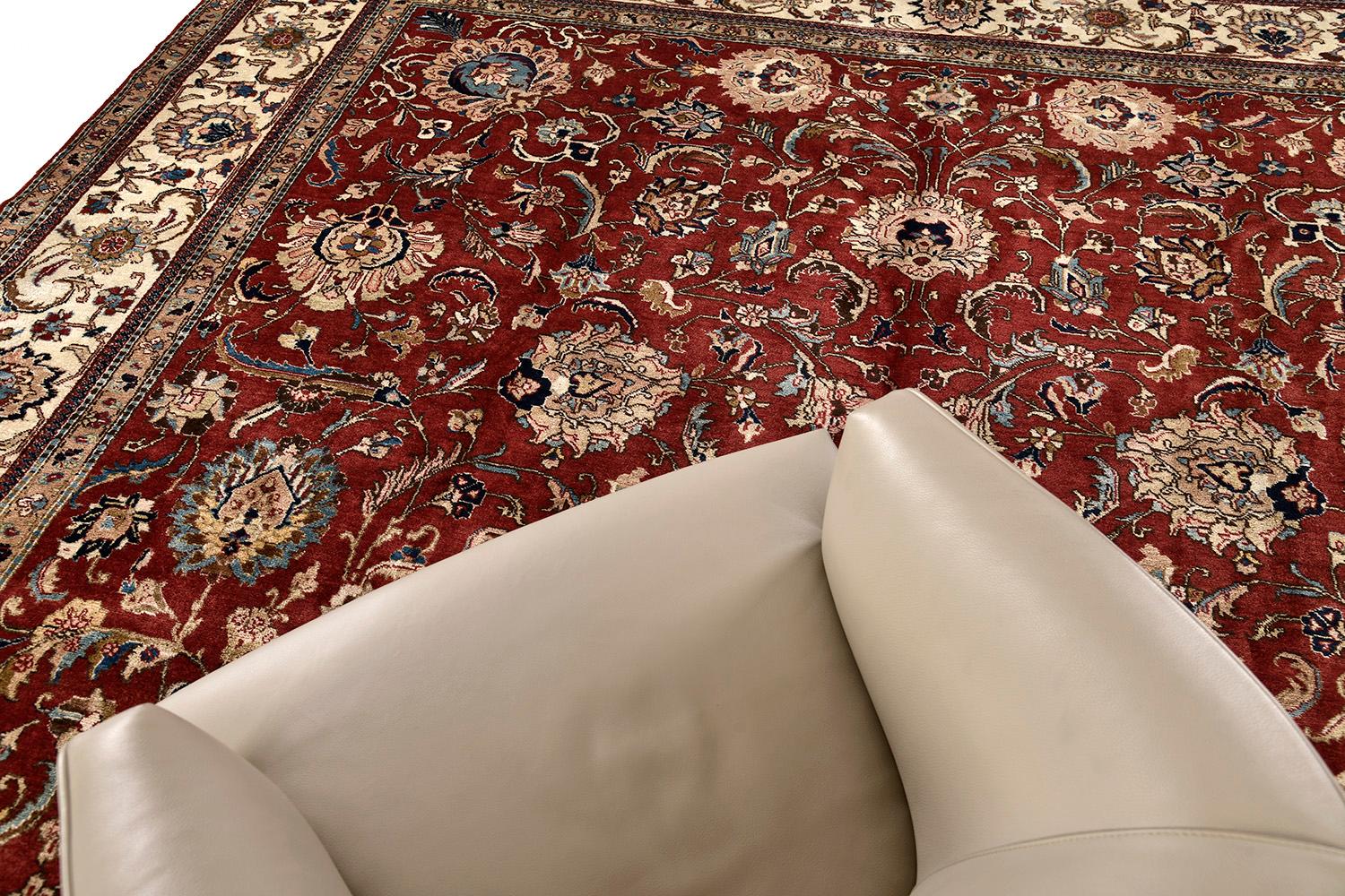 Persischer Täbriz-Teppich (Wolle) im Angebot