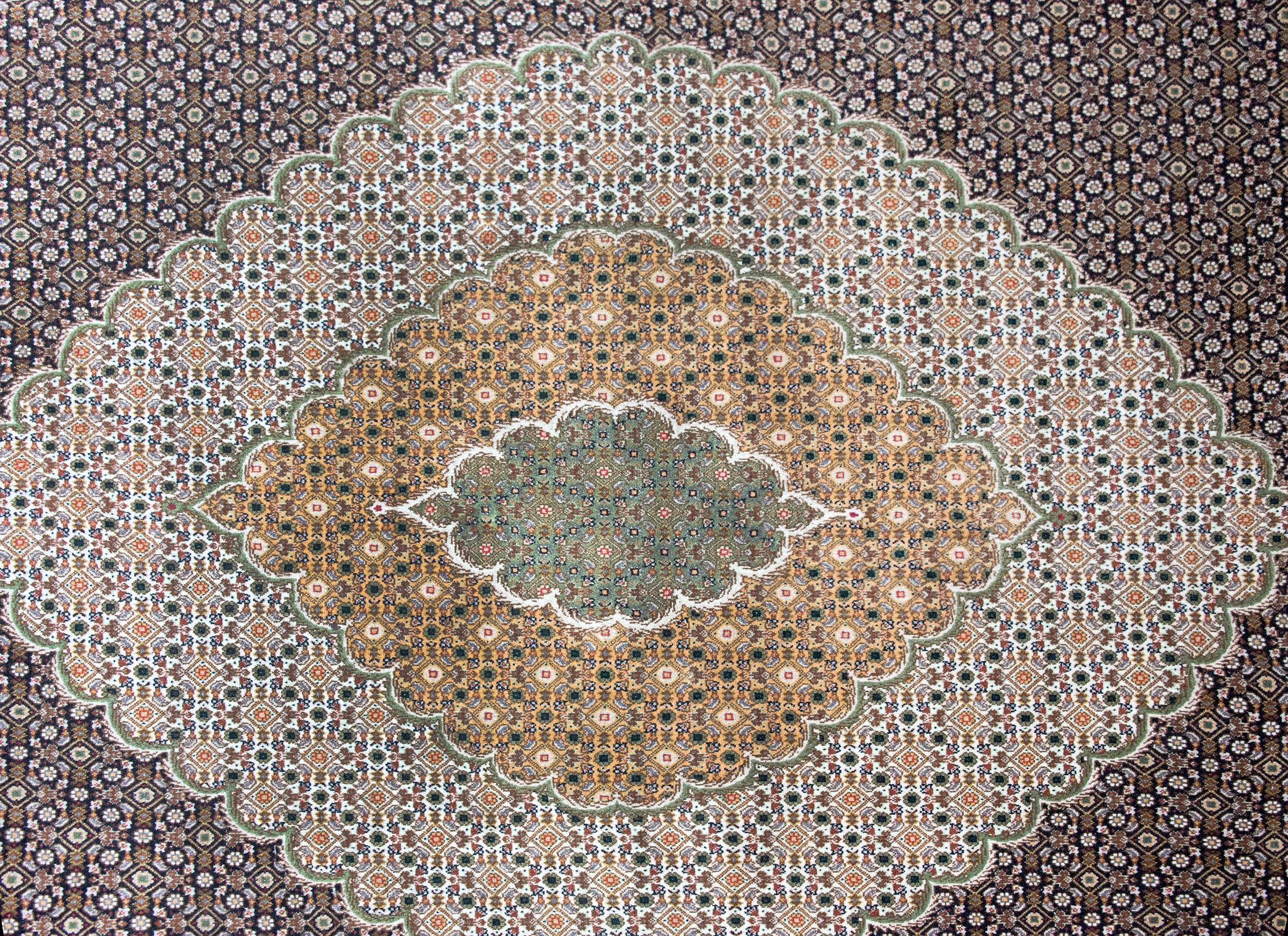 Lana Tappeto persiano Tabriz vintage in vendita