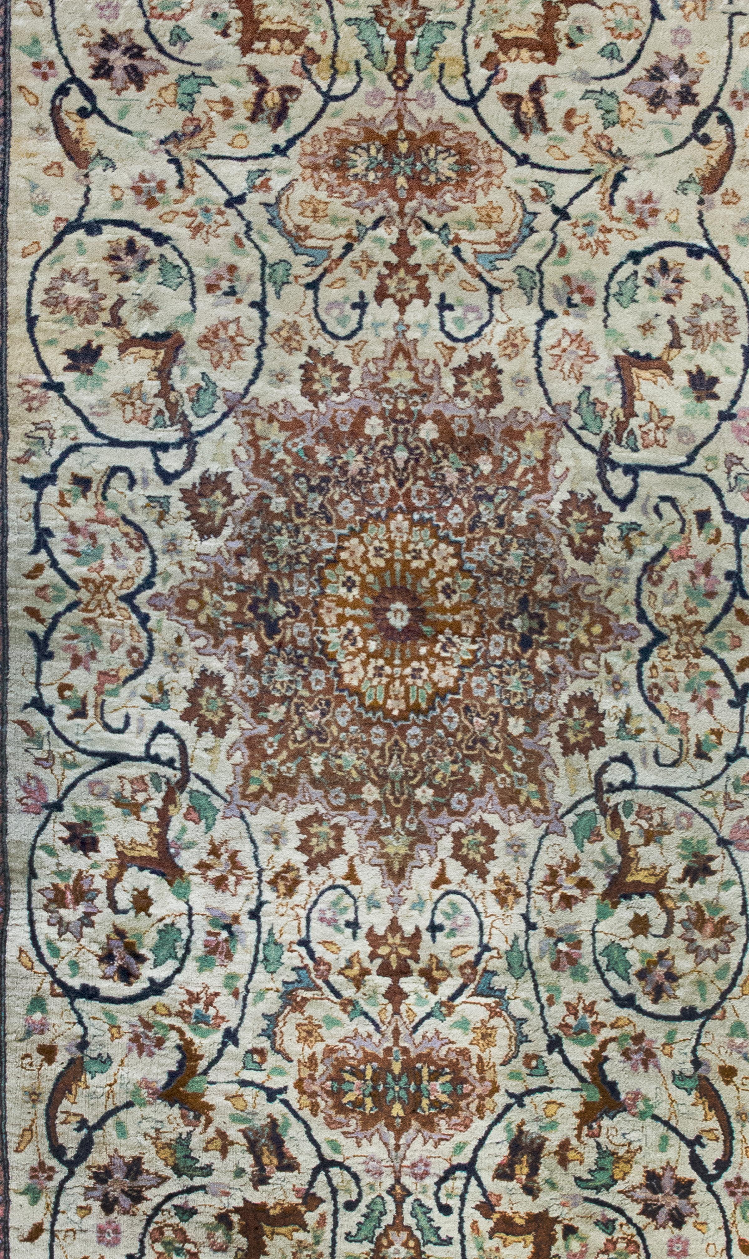 Lana Tappeto persiano Tabriz vintage in vendita