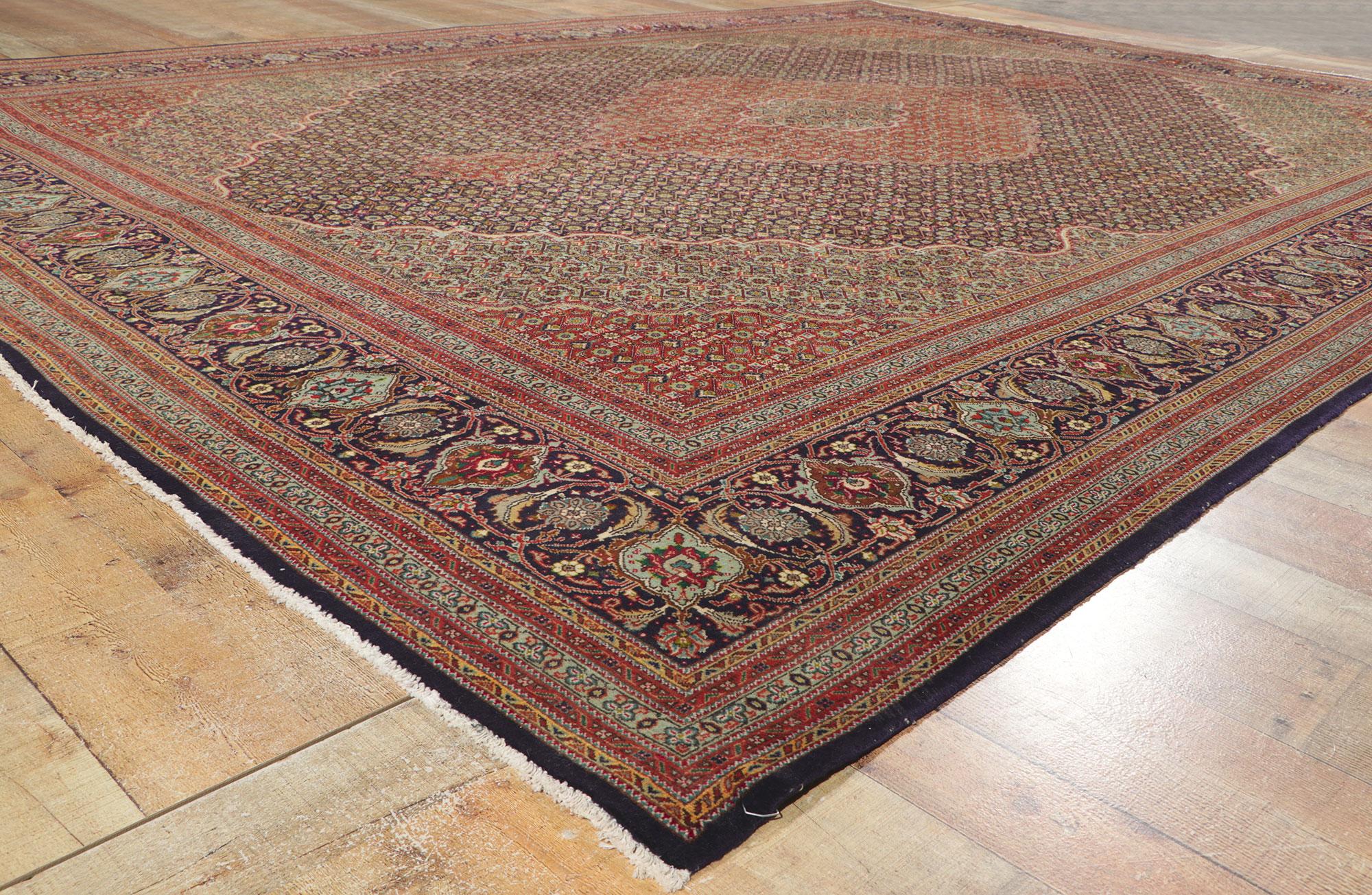 Vintage Persian Tabriz Rug For Sale 1