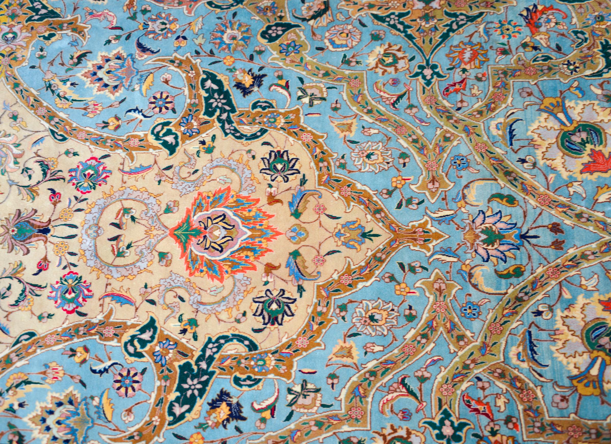 Persischer Täbriz-Teppich im Angebot 1