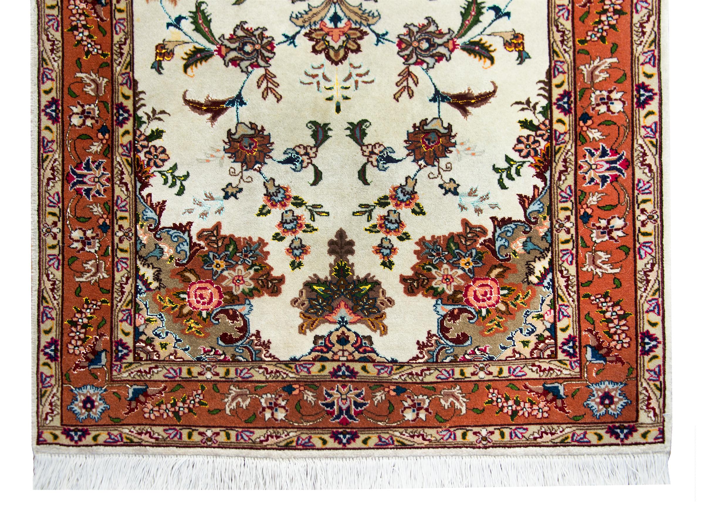 Vintage Persian Tabriz Rug For Sale 2