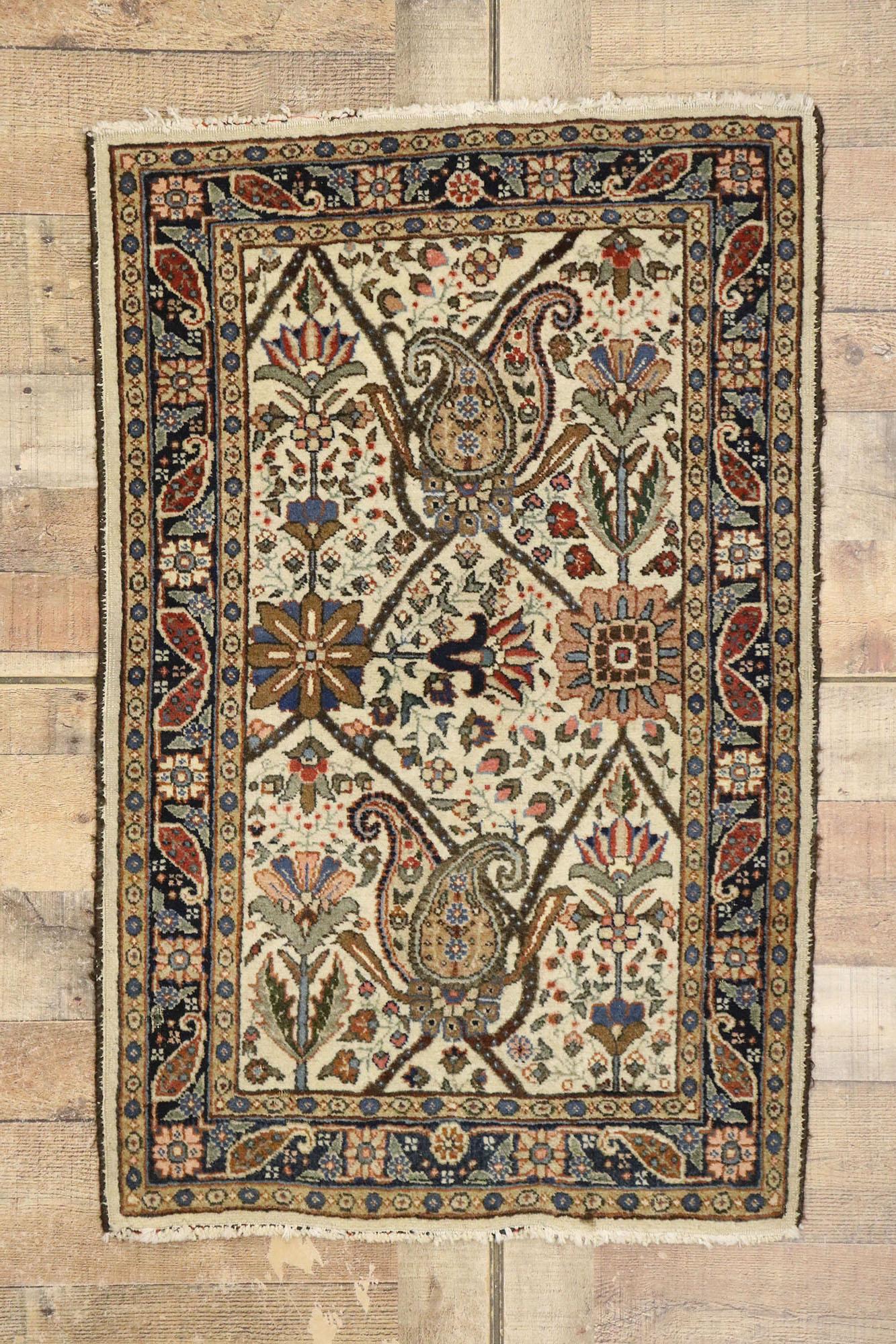 Tapis persan vintage de Tabriz  en vente 1