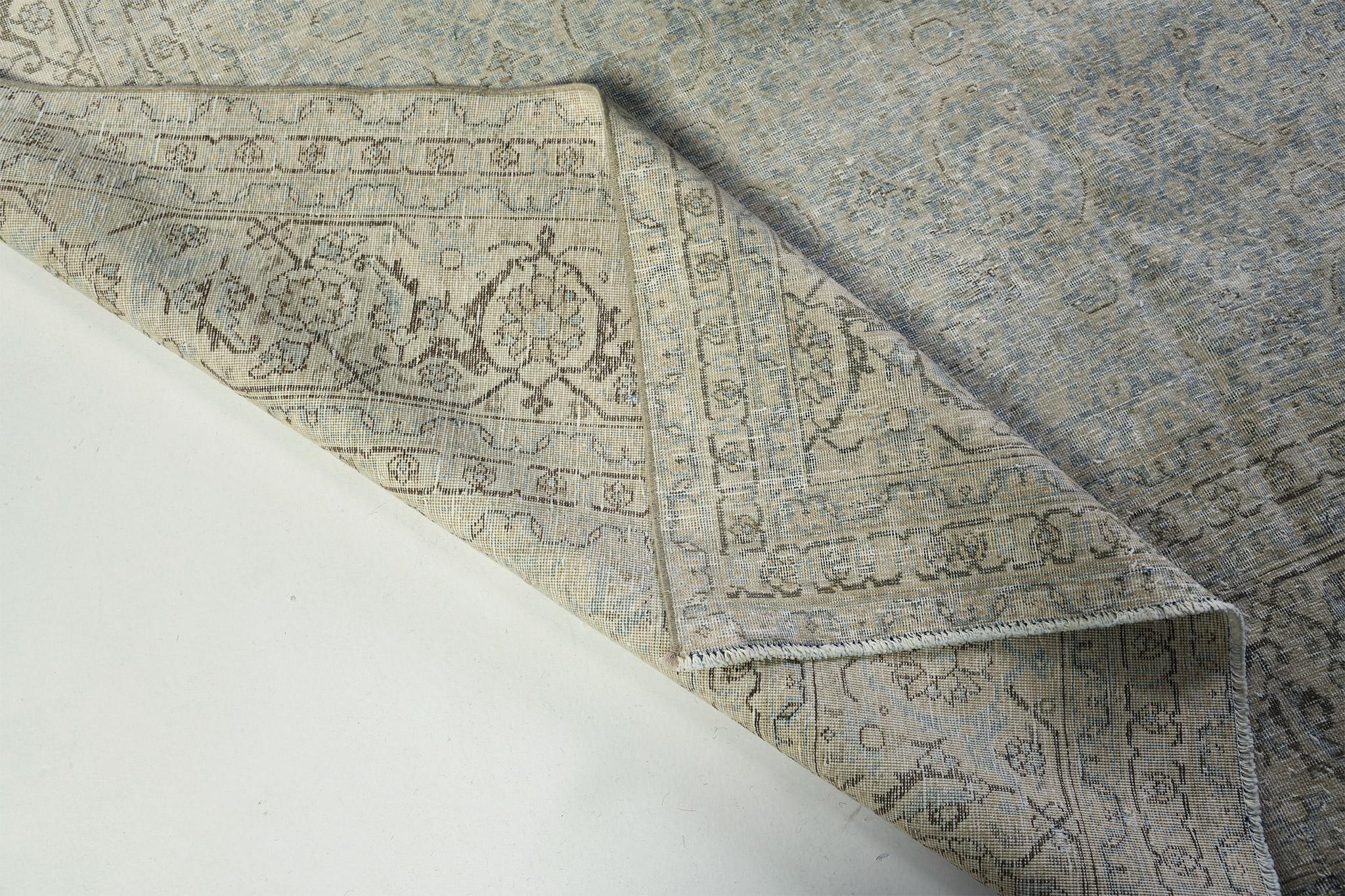Vintage Persian Tabriz Rug For Sale 3