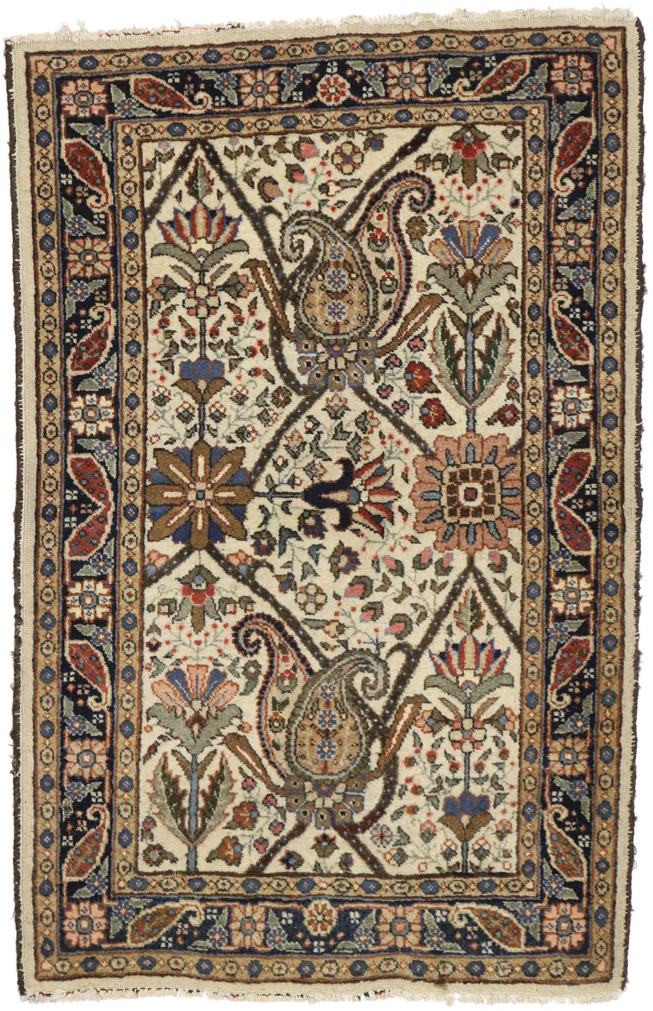 Tapis persan vintage de Tabriz  en vente 2