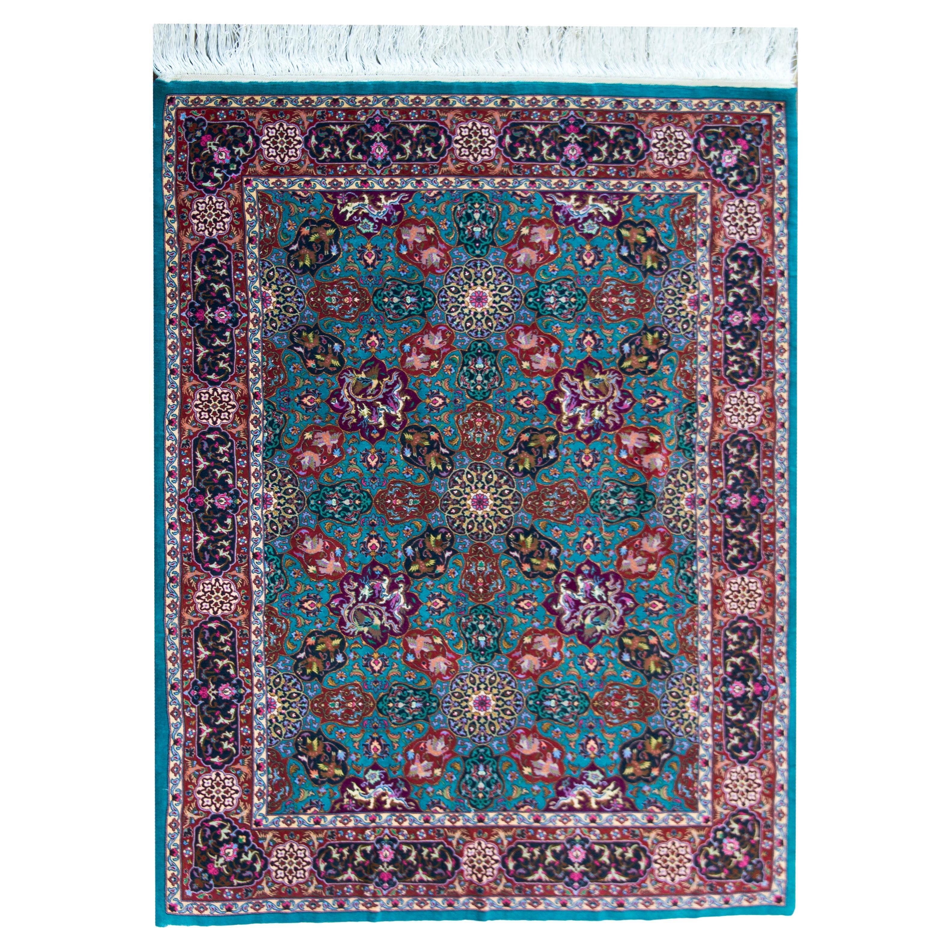 Alter persischer Täbris-Teppich