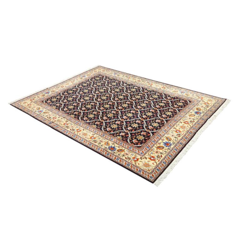 Persiano Tappeto persiano Tabriz vintage in kork e cotone - Dimensioni: 13'0 X 9'11 in vendita