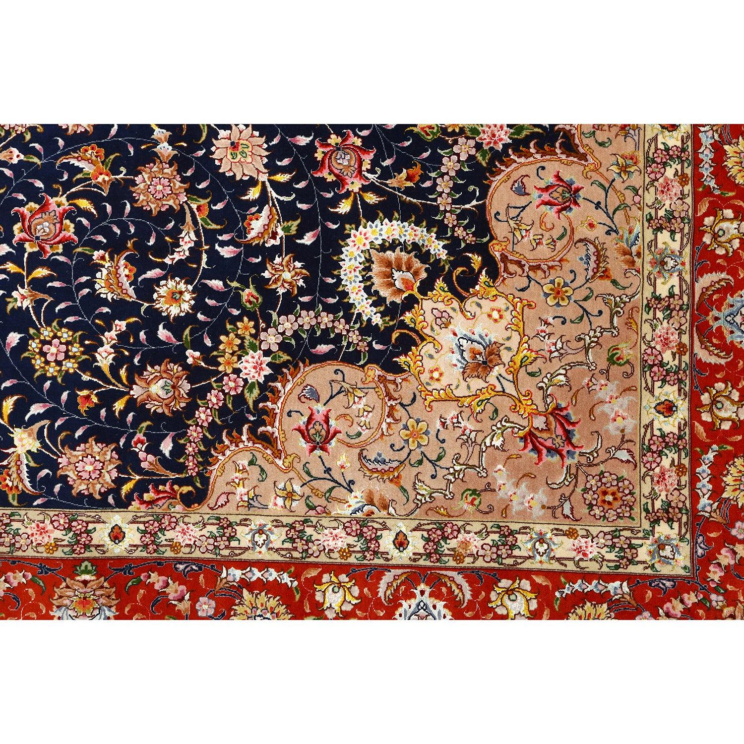 Tappeto Tabriz vintage in lana e seta 10'0x6'7

Key Detail:
Pile: Lana e seta
Fondazione: Seta
Origine: Tabriz
Design/One: Medaglione centrale
Età approssimativa: 30 anni
Qualità (KPI): 675
Condizioni: Buono
Dimensioni: 10'0x6'7
Numero di