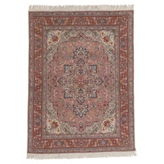 Vintage Persian Tabriz Rug, Regencycore Collides with Bridgerton Style