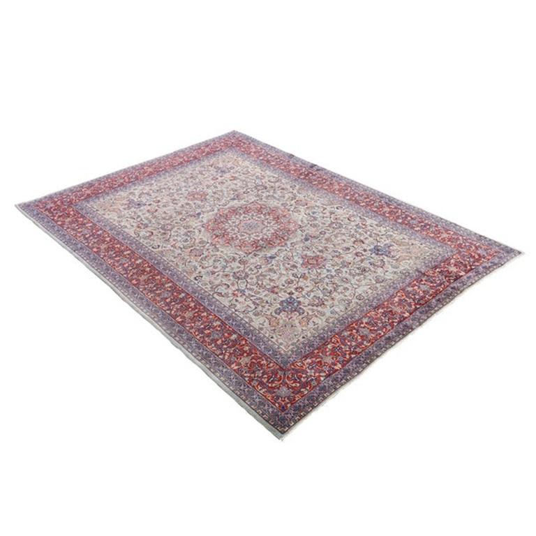 Persischer Täbris-Teppich im Vintage-Stil - Größe: 11'4 X 8'4 (Handgeknüpft) im Angebot