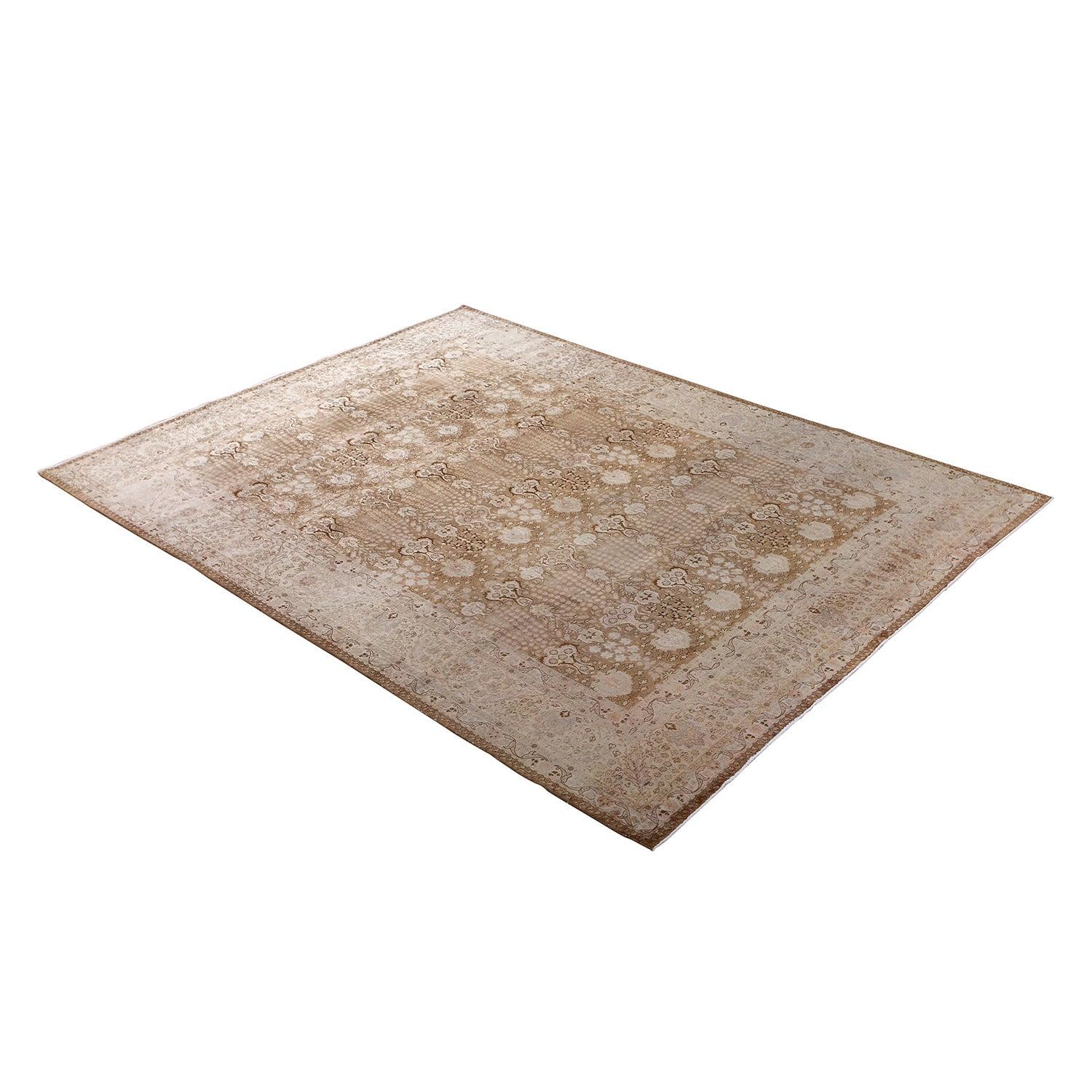 Persiano Tappeto persiano Tabriz vintage - Dimensioni: 11'5 X 8'2 in vendita