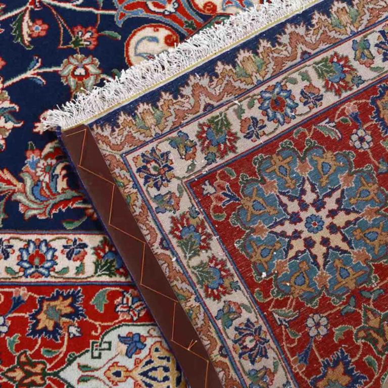Annodato a mano Tappeto persiano Tabriz vintage - Dimensioni: 12'0 X 8'3 in vendita