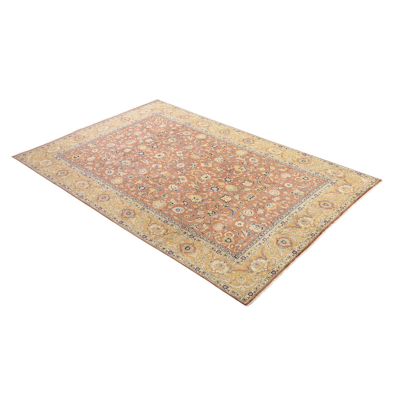 Persiano Tappeto persiano Tabriz vintage - Dimensioni: 12'1 X 8 in vendita