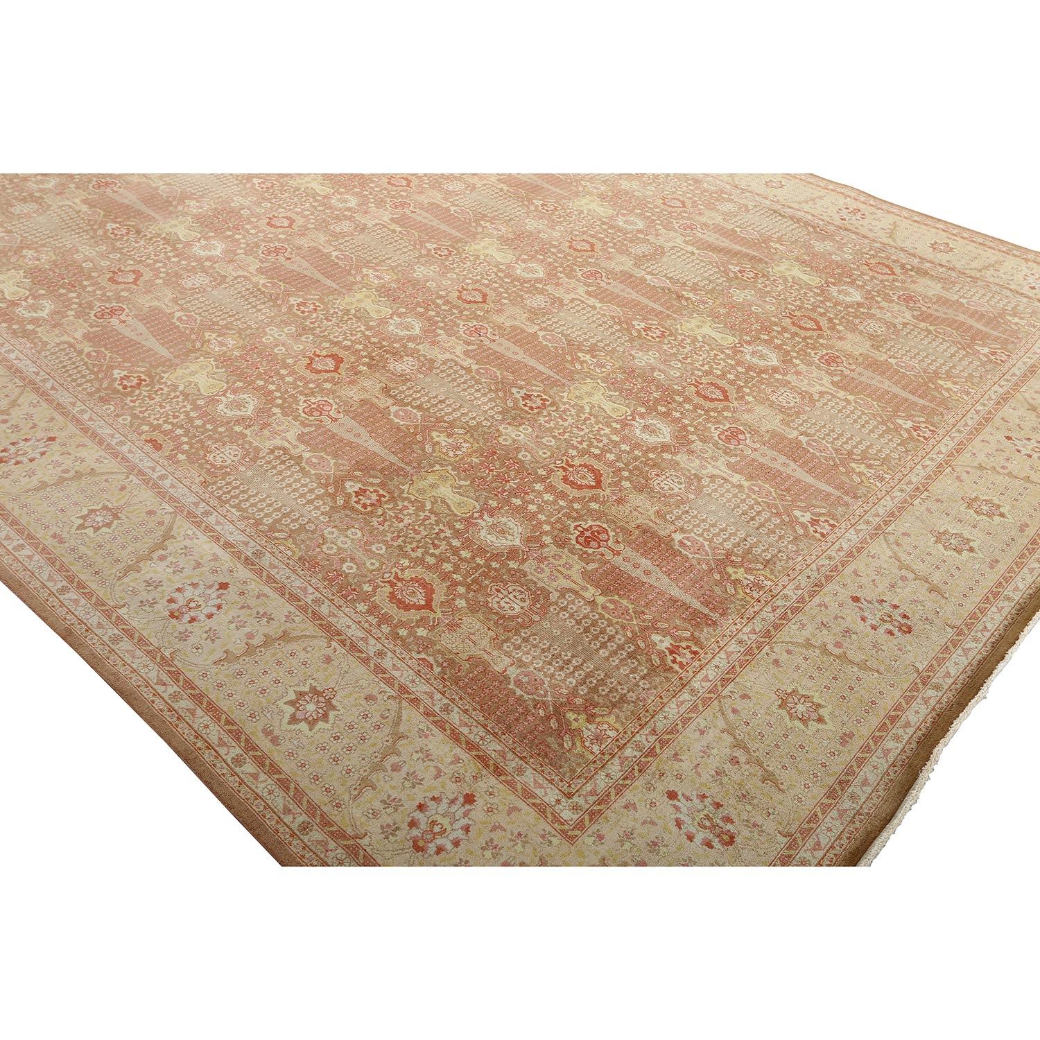 Persiano Tappeto persiano Tabriz vintage - Dimensioni: 12'11 X 9'10 in vendita