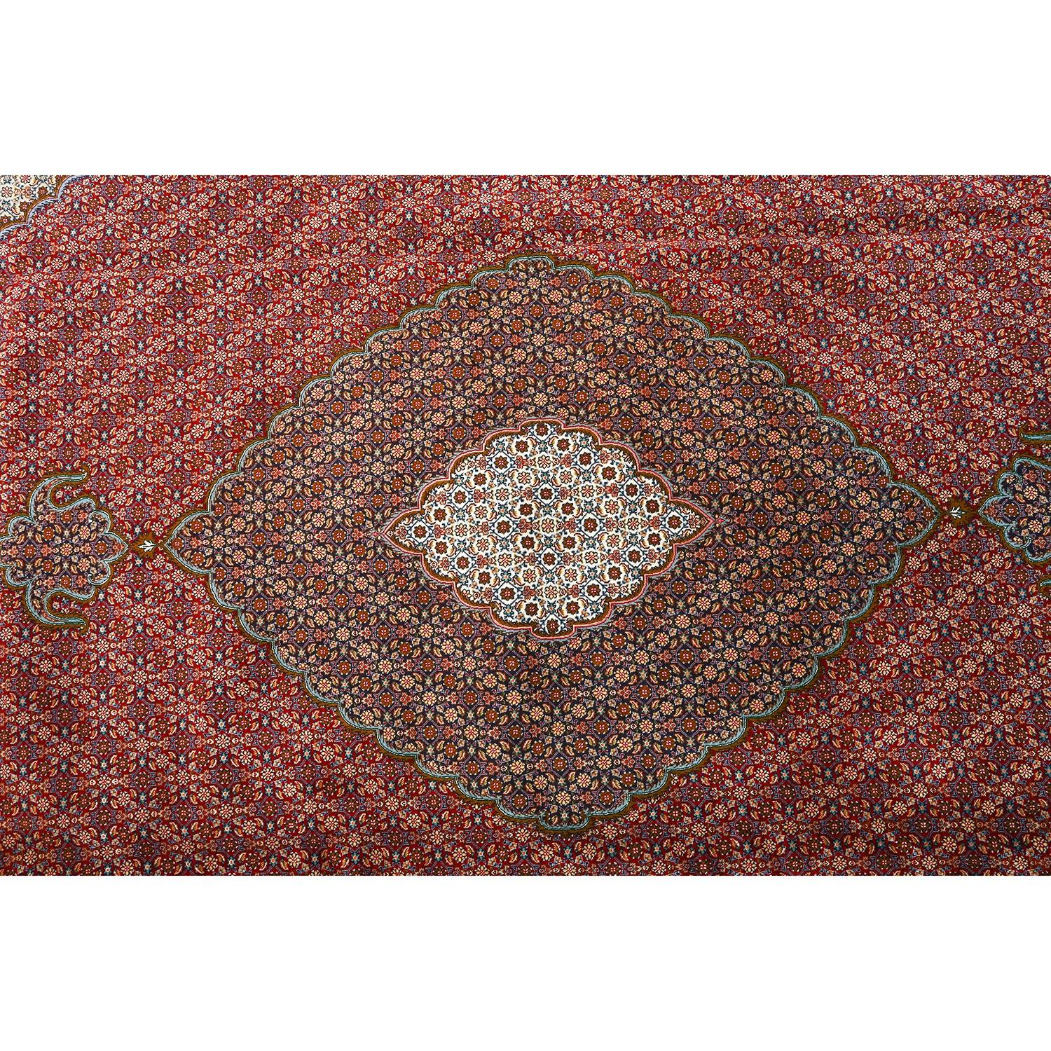 Annodato a mano Tappeto persiano Tabriz vintage - Dimensioni: 13'1 X 10' in vendita