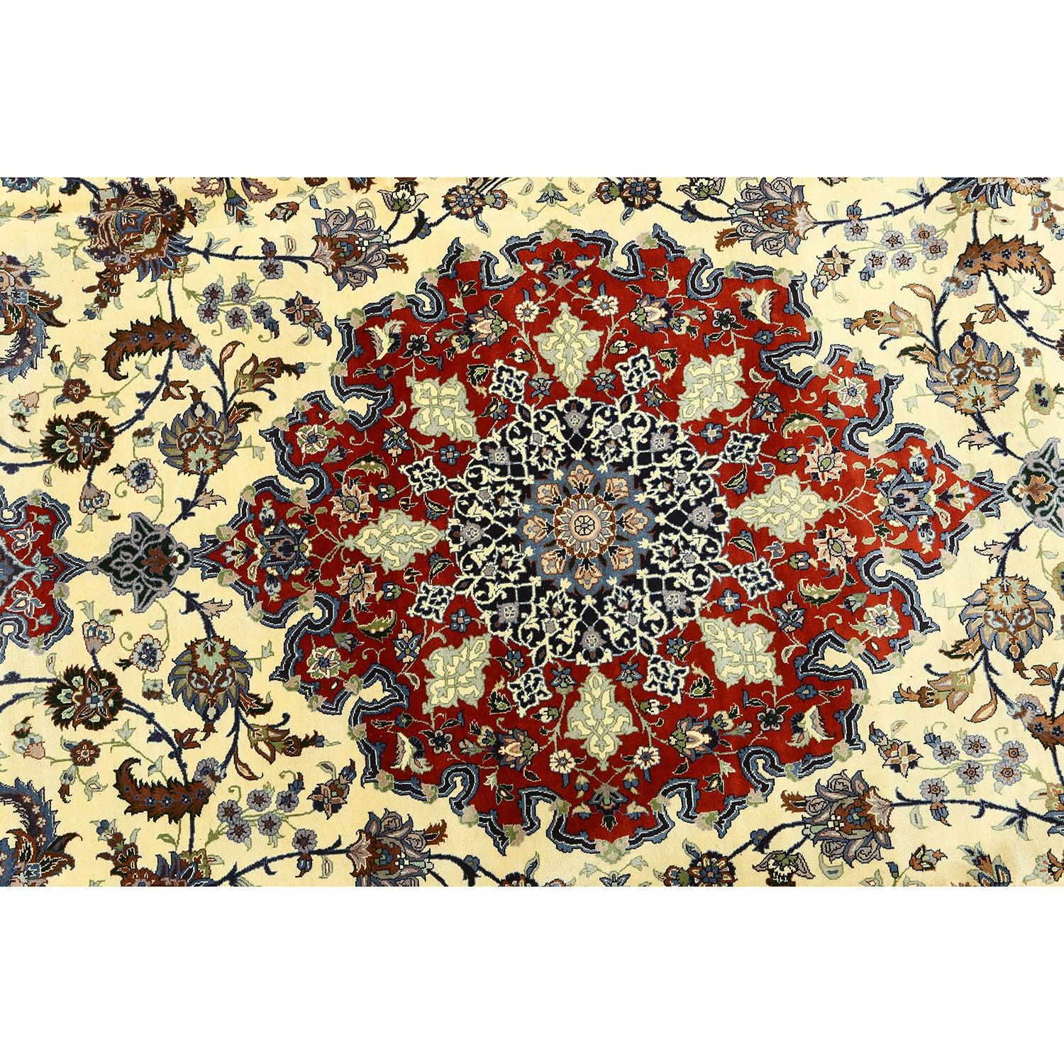 Persiano Tappeto persiano Tabriz vintage - Dimensioni: 13'6 X 9'8 in vendita