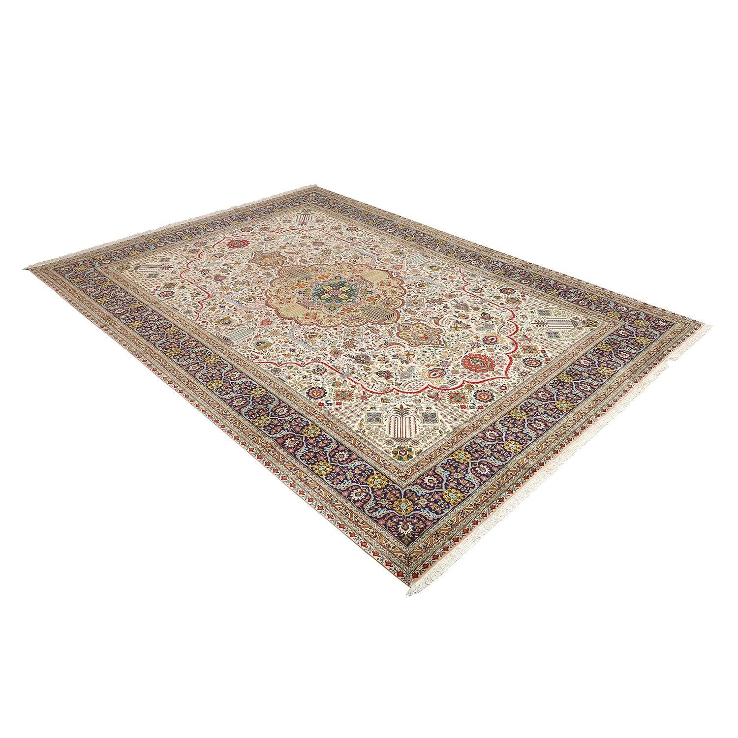 Annodato a mano Tappeto persiano Tabriz vintage - Dimensioni: 16' X 11'6 in vendita