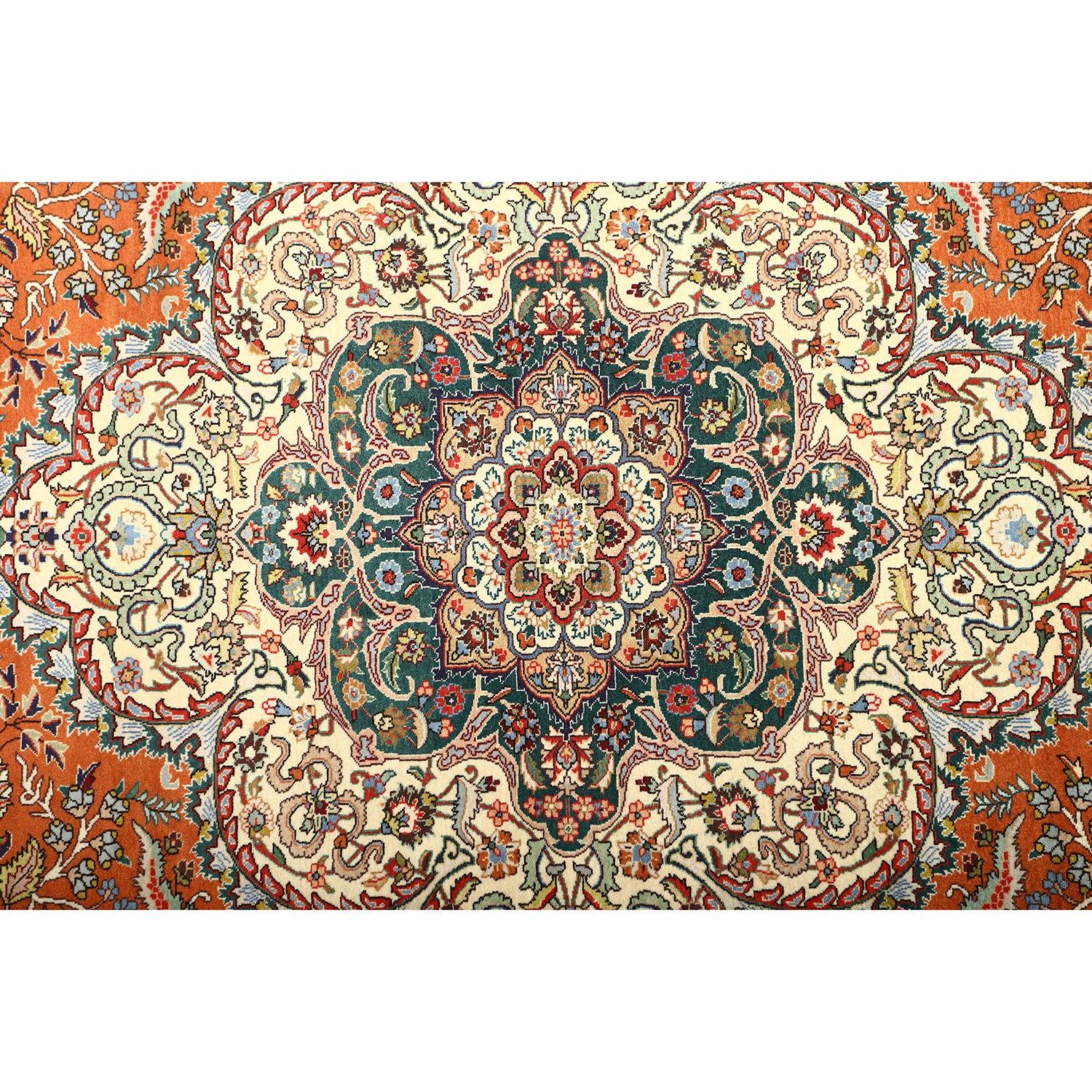 Annodato a mano Tappeto persiano Tabriz vintage - Dimensioni: 16'7 X 11'9 in vendita
