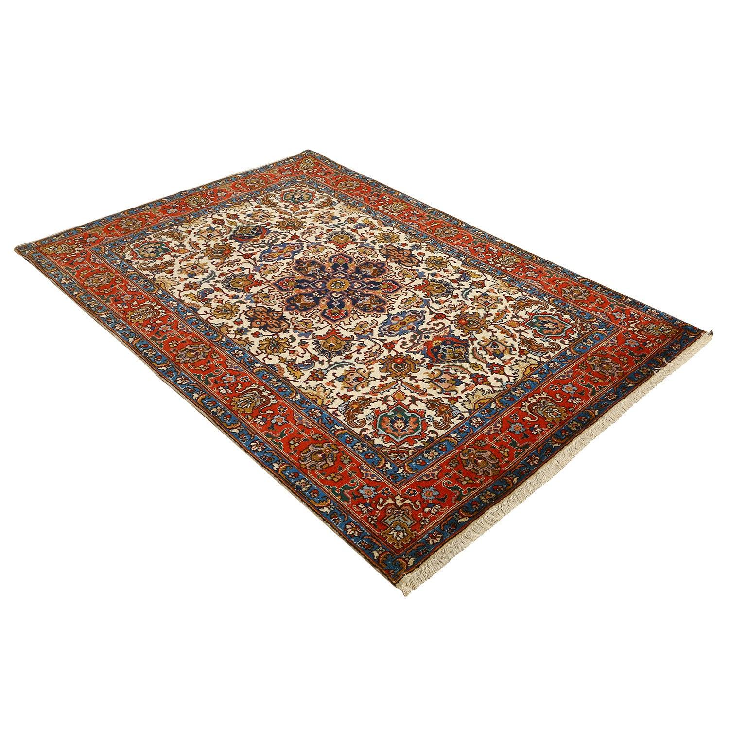 Persiano Tappeto persiano Tabriz vintage - Dimensioni: 6'5x4'8 in vendita