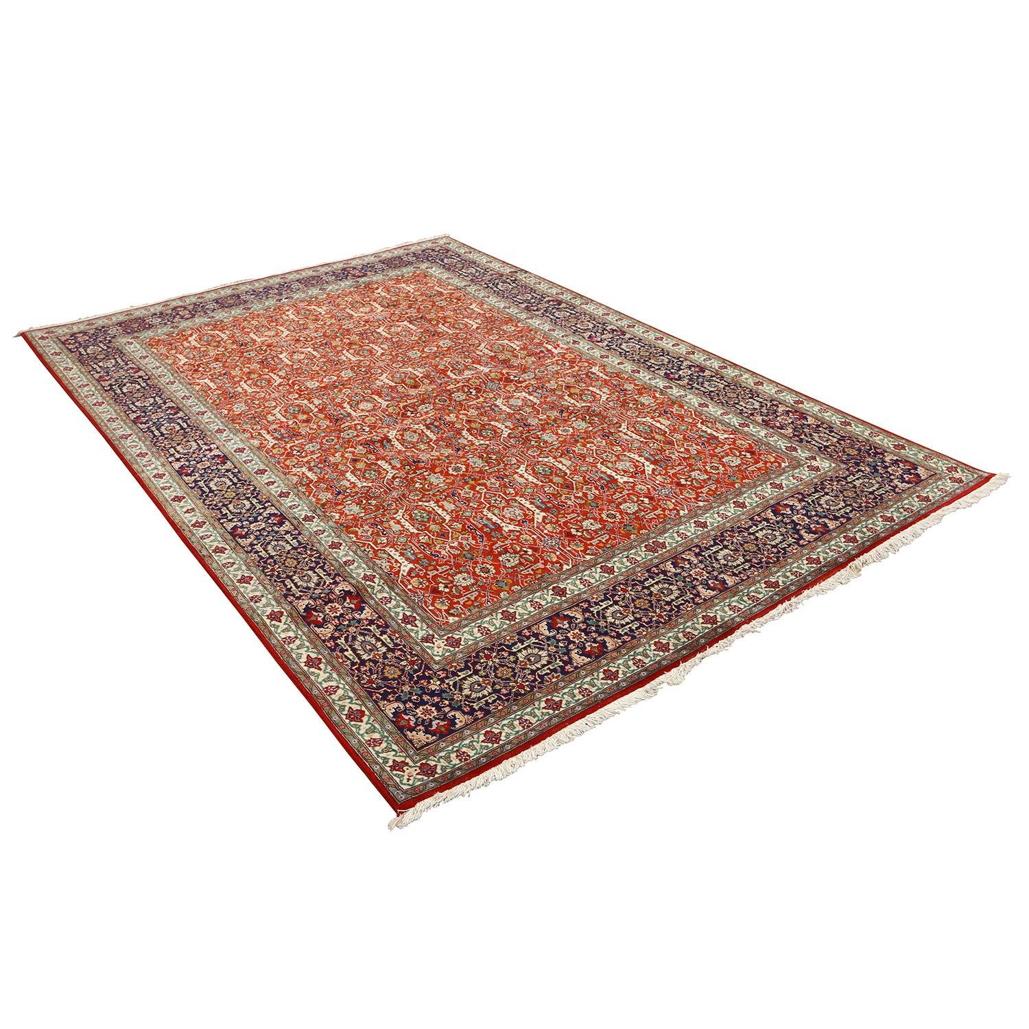 Persiano Tappeto persiano Tabriz vintage - Dimensioni: 8'10x5'11 in vendita