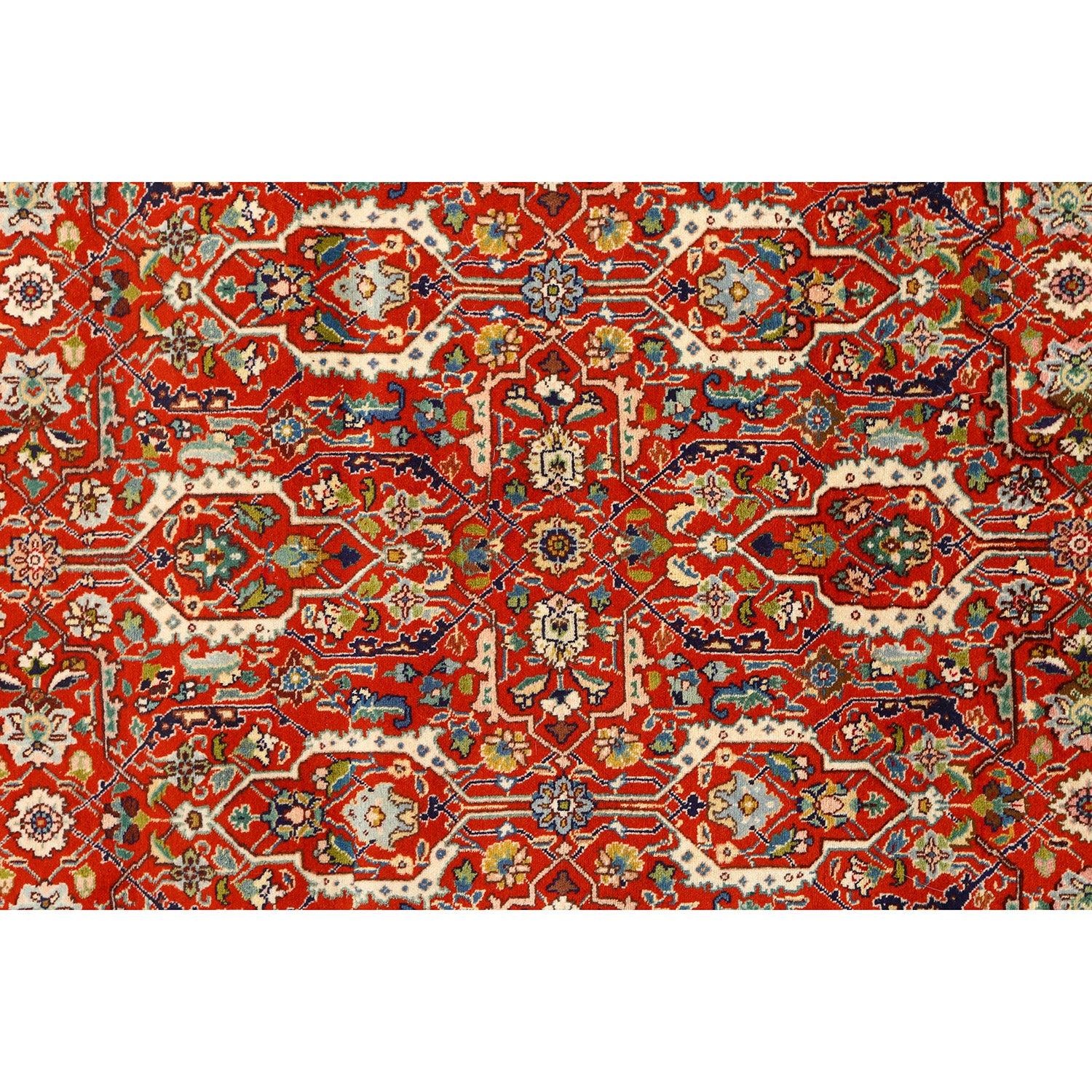 Annodato a mano Tappeto persiano Tabriz vintage - Dimensioni: 8'10x5'11 in vendita