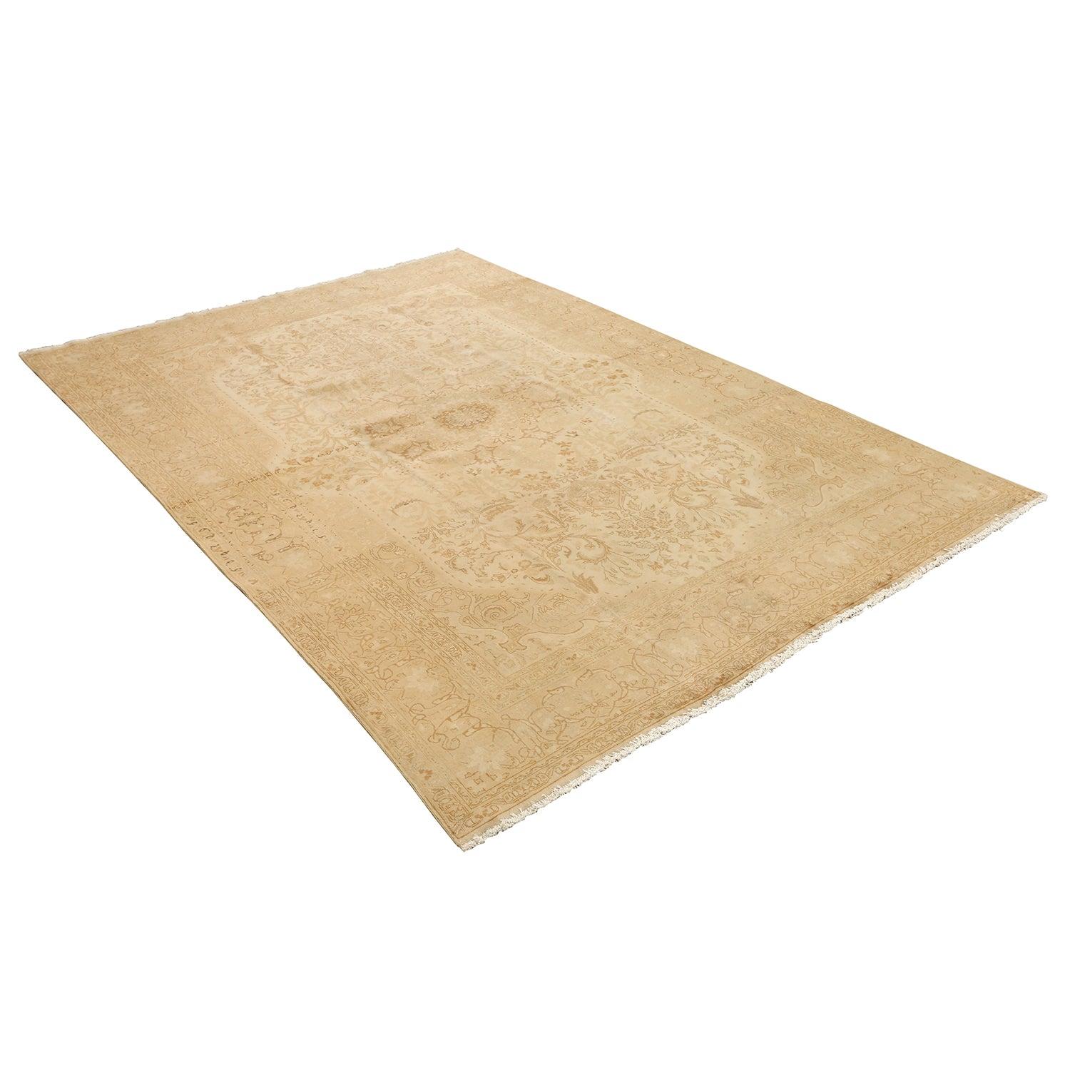 Persiano Tappeto persiano Tabriz vintage - Misure: 9'6x6'4 in vendita